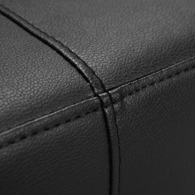 ΠΟΛΥΘΡΟΝΑ CUBO PU ΜΑΥΡΟ 70χ71χ73 εκ. 4