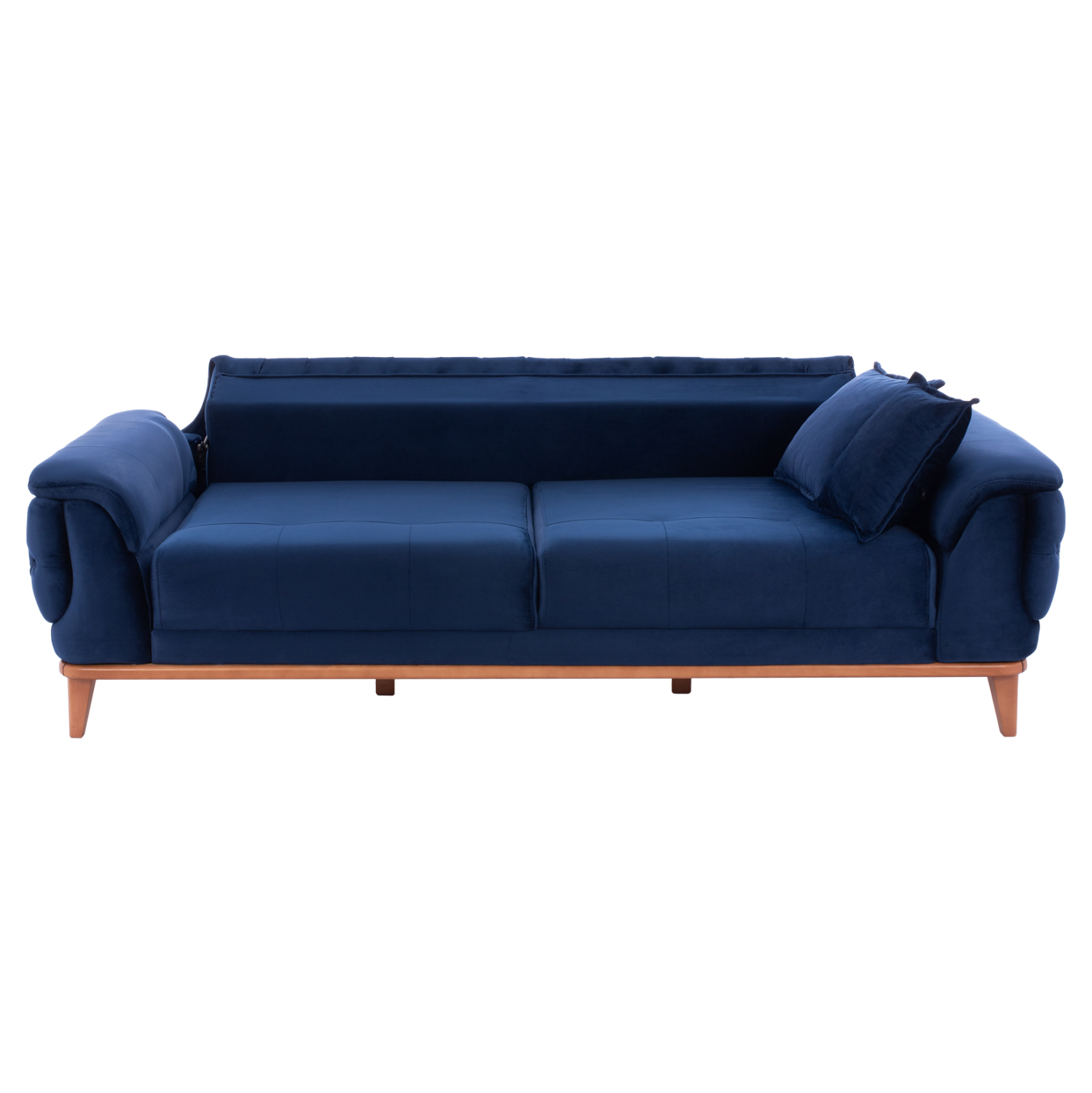 ΚΑΝΑΠΕΣ ΚΡΕΒΑΤΙ BENNINGTON ΤΡΙΘΕΣΙΟΣ ΜΠΛΕ 240x95x80 εκ. 5
