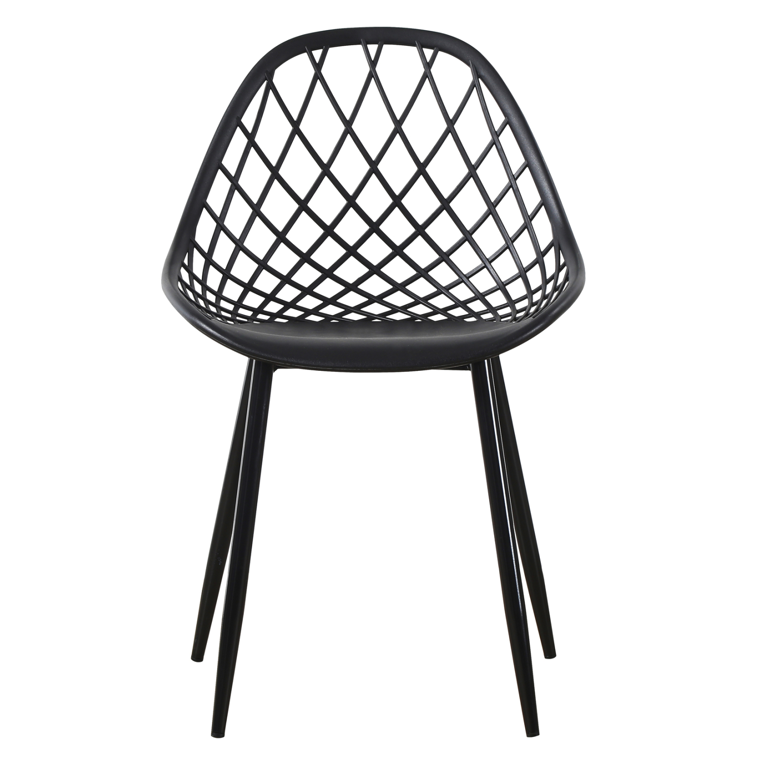 ΚΑΡΕΚΛΑ ΠΟΛΥΠΡΟΠΥΛΕΝΙΟΥ LIO ΜΕ ΜΕΤΑΛΛΙΚΑ ΠΟΔΙΑ ΜΑΥΡΗ 52x53x82Υ εκ. 3