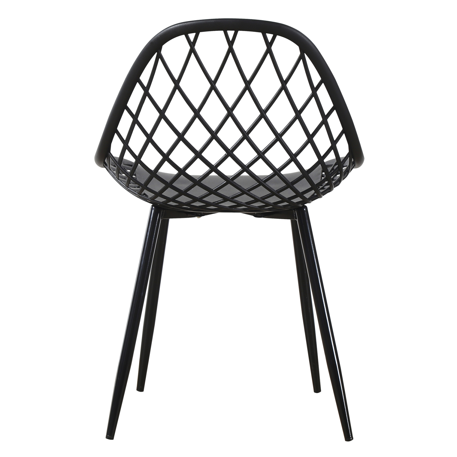 ΚΑΡΕΚΛΑ ΠΟΛΥΠΡΟΠΥΛΕΝΙΟΥ LIO ΜΕ ΜΕΤΑΛΛΙΚΑ ΠΟΔΙΑ ΜΑΥΡΗ 52x53x82Υ εκ. 5