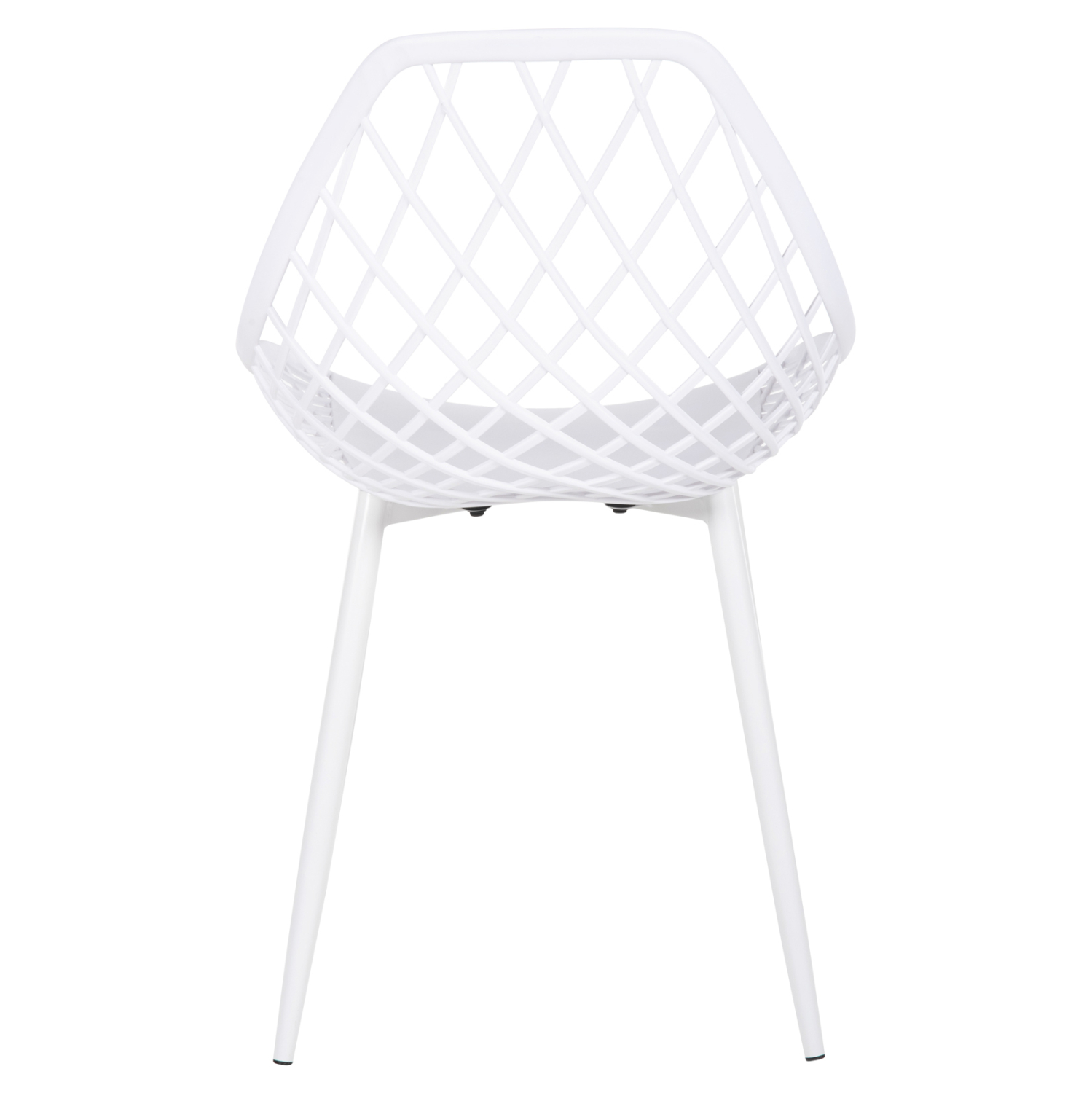 ΚΑΡΕΚΛΑ ΠΟΛΥΠΡΟΠΥΛΕΝΙΟΥ LIO ΛΕΥΚΗ ΜΕ ΛΕΥΚΑ ΜΕΤΑΛΛΙΚΑ ΠΟΔΙΑ 52x53x82Υεκ. 6