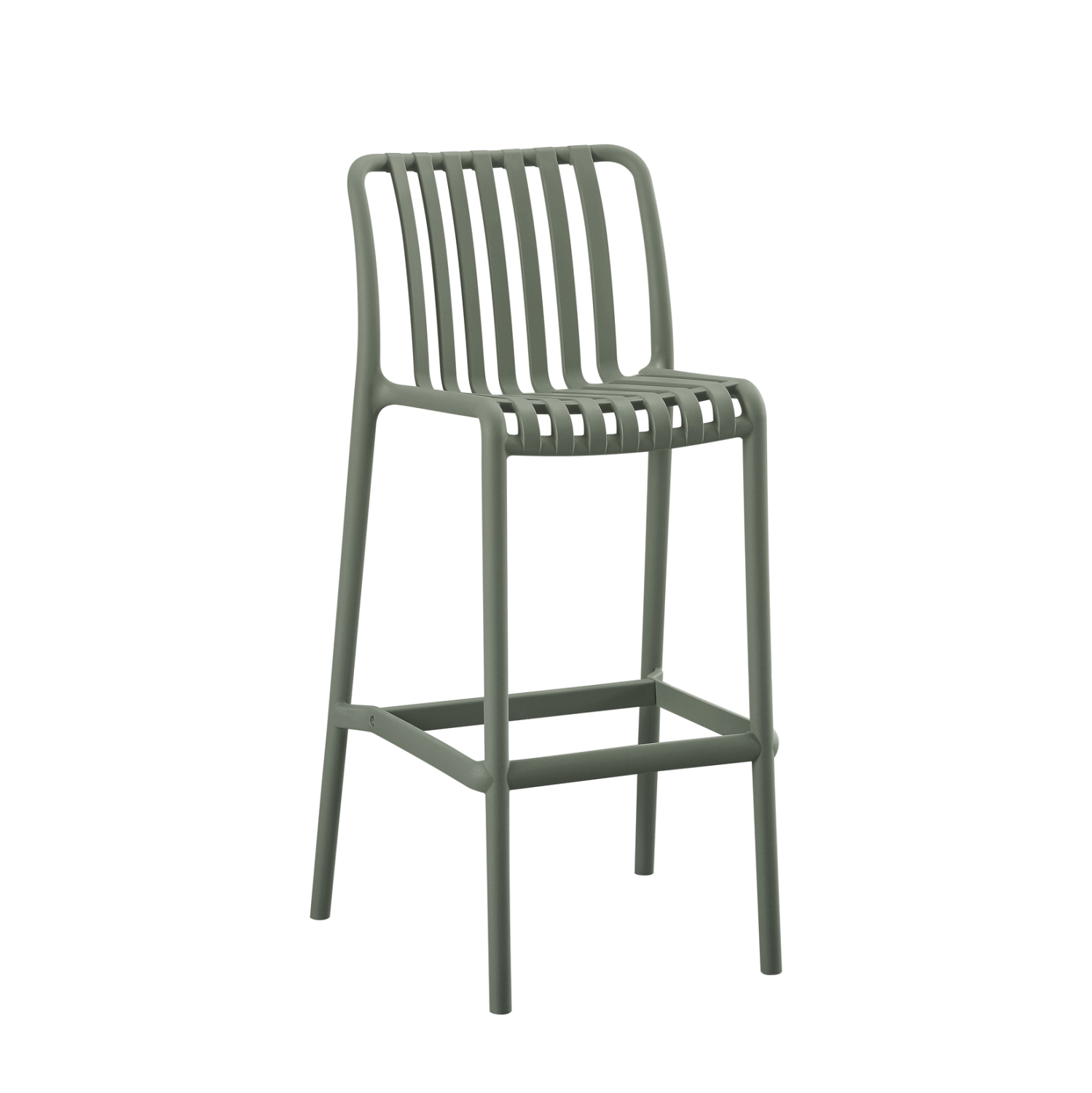 ΣΚΑΜΠΟ BAR ΠΟΛΥΠΡΟΠΥΛΕΝΙΟΥ CONVEE DARK OLIVE 38,5x49,5x102Υεκ. 1