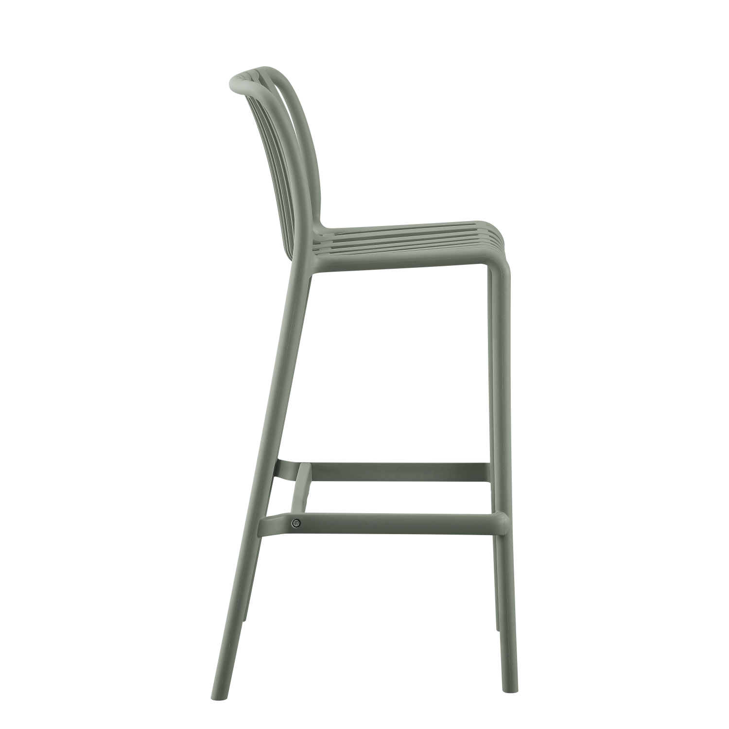 ΣΚΑΜΠΟ BAR ΠΟΛΥΠΡΟΠΥΛΕΝΙΟΥ CONVEE DARK OLIVE 38,5x49,5x102Υεκ. 3