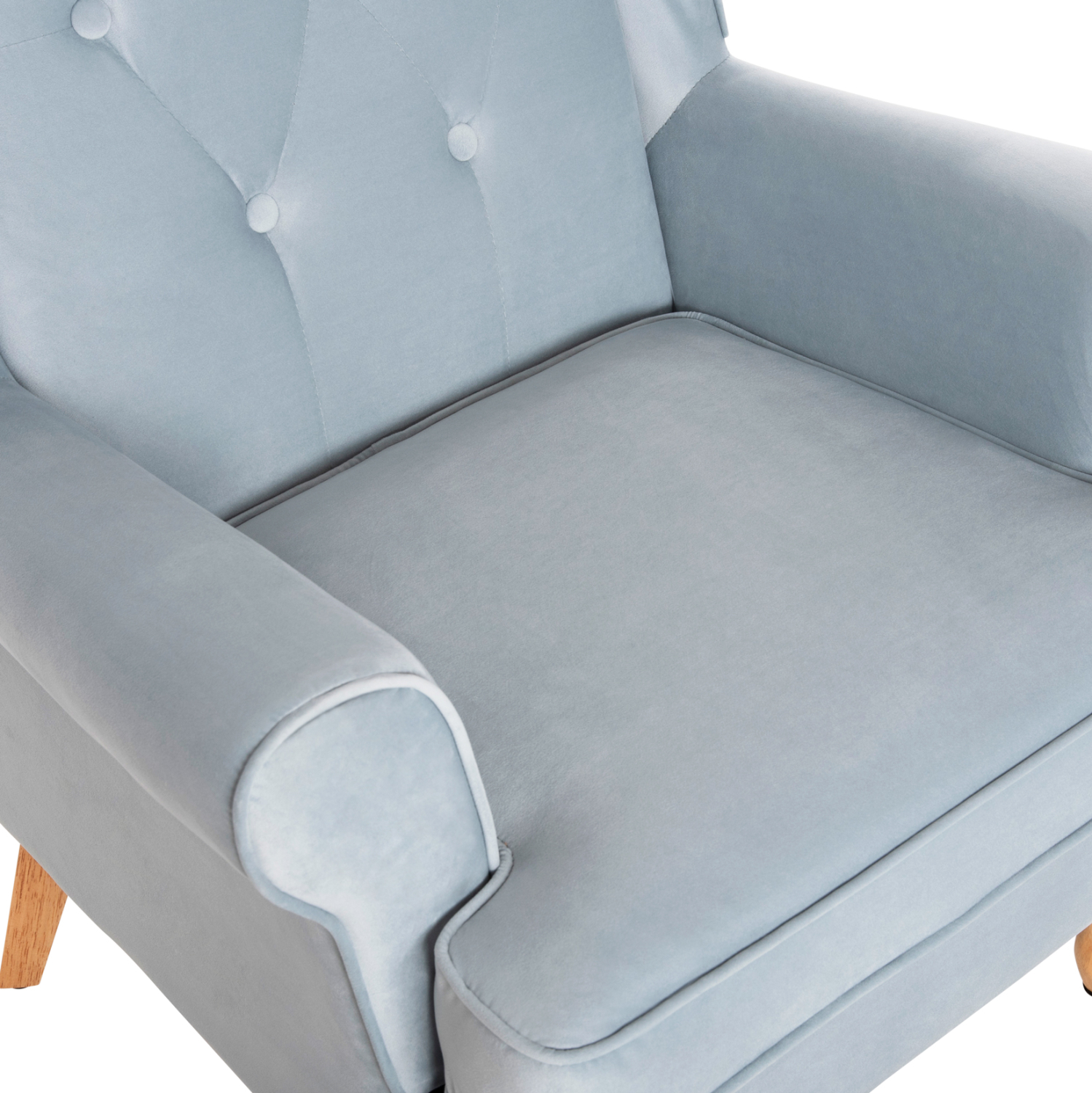 ΠΟΛΥΘΡΟΝΑ ΜΠΕΡΖΕΡΑ BRANDON BABY BLUE ΒΕΛΟΥΔΟ-ΠΟΔΙΑ ΣΕ ΦΥΣΙΚΟ 82,5x80x104Υεκ 8