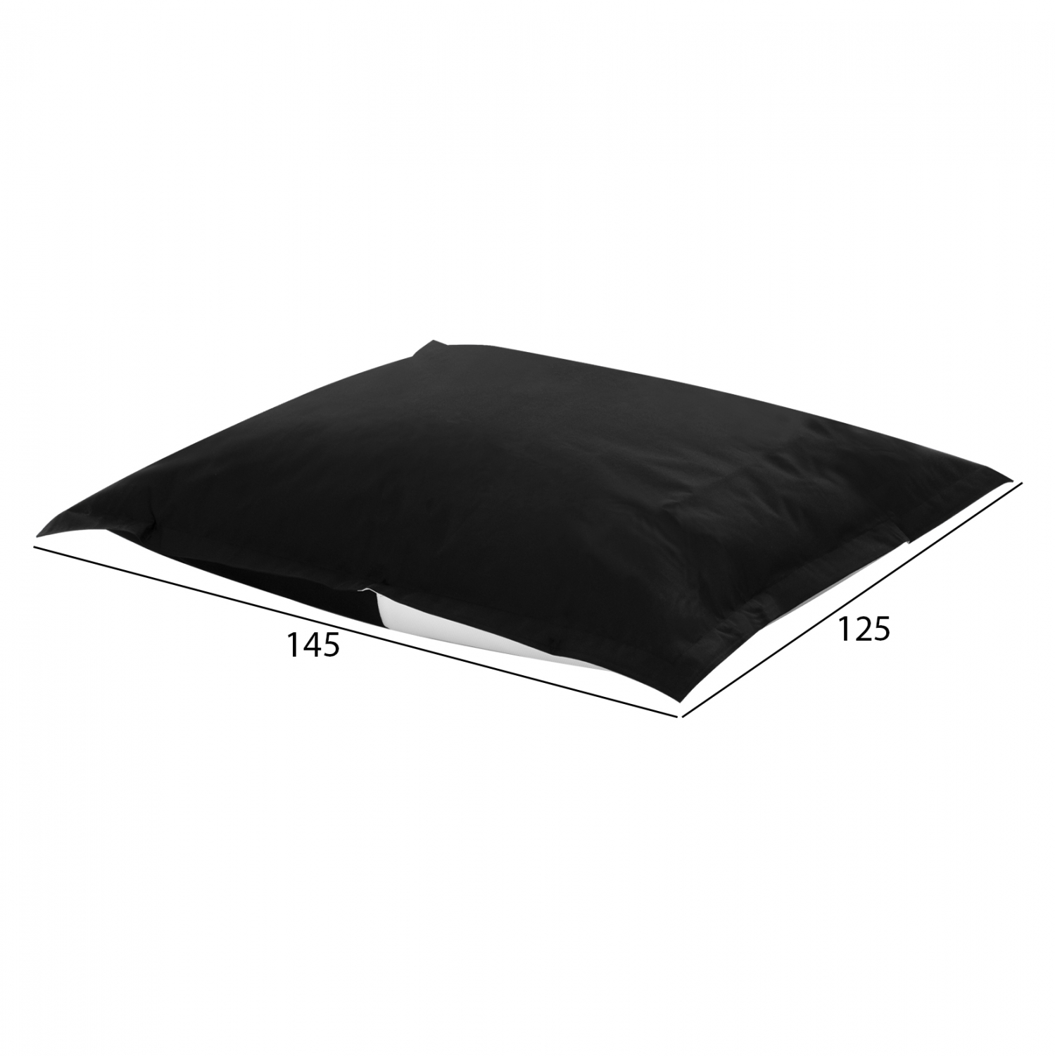 ΠΟΥΦ BLOOM ΜΑΞΙΛΑΡΑ ΘΑΛΑΣΣΗΣ ΜΑΥΡΟ ΜΕ UV PROTECTION 125x145 εκ. 2