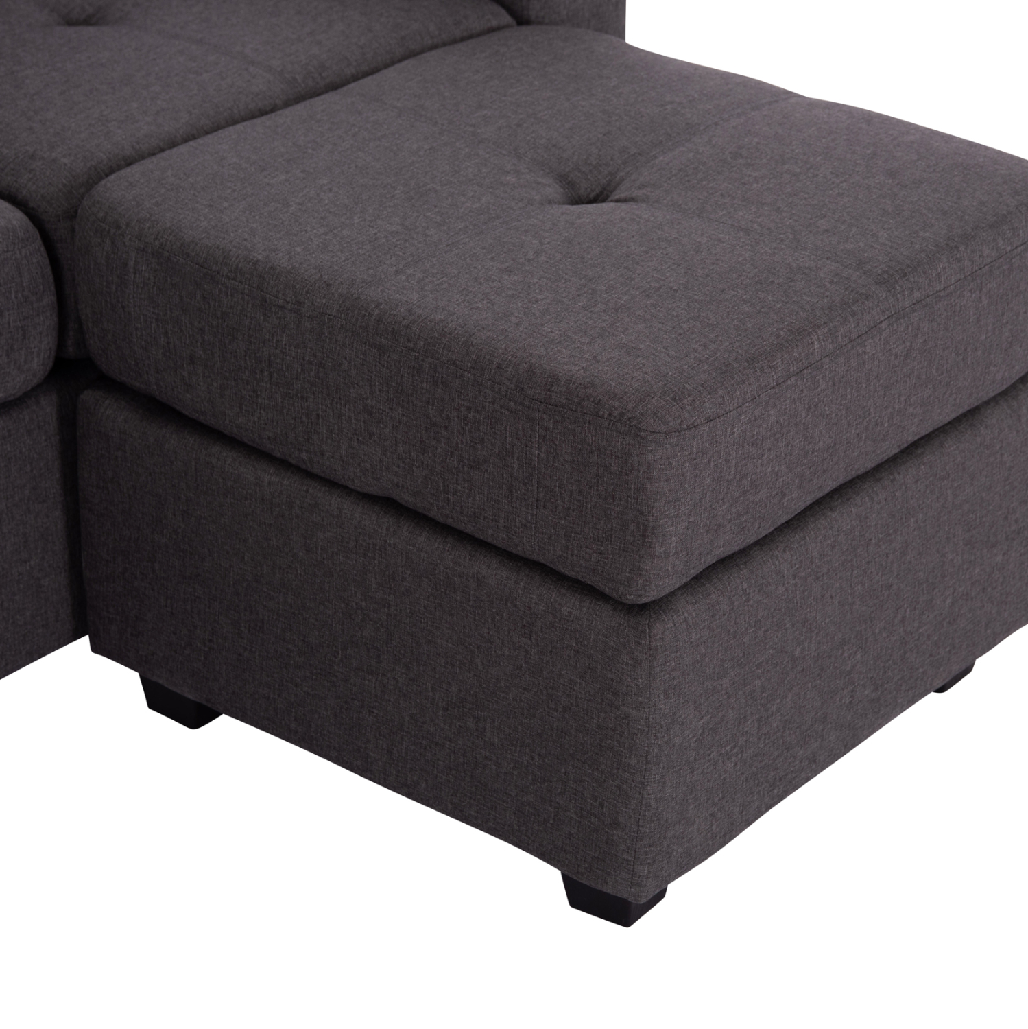 ΚΑΝΑΠΕΣ ΑΝΑΣΤΡΕΨΙΜΗ ΓΩΝΙΑ ΜΕ ΓΚΡΙ ΥΦΑΣΜΑ 205X140X87Y εκ. 7