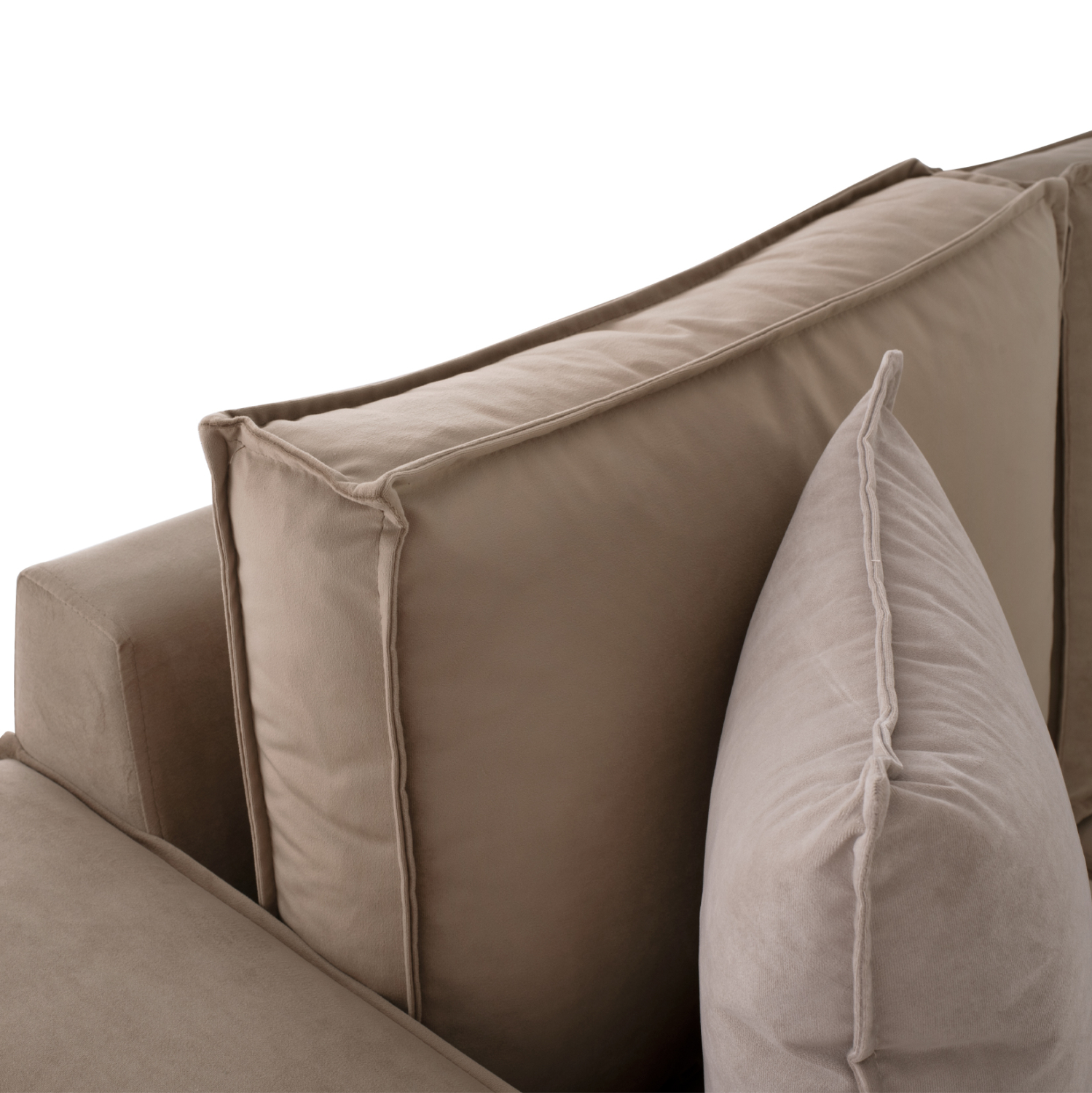 ΚΑΝΑΠΕΣ ΓΩΝΙΑ ΑΝΑΣΤΡΕΨΙΜΗ MONACO ΥΦΑΣΜΑ ΑΛΕΚΙΑΣΤΟ ΚΑΦΕ ΜΠΕΖ 240x170x86Υεκ. 10