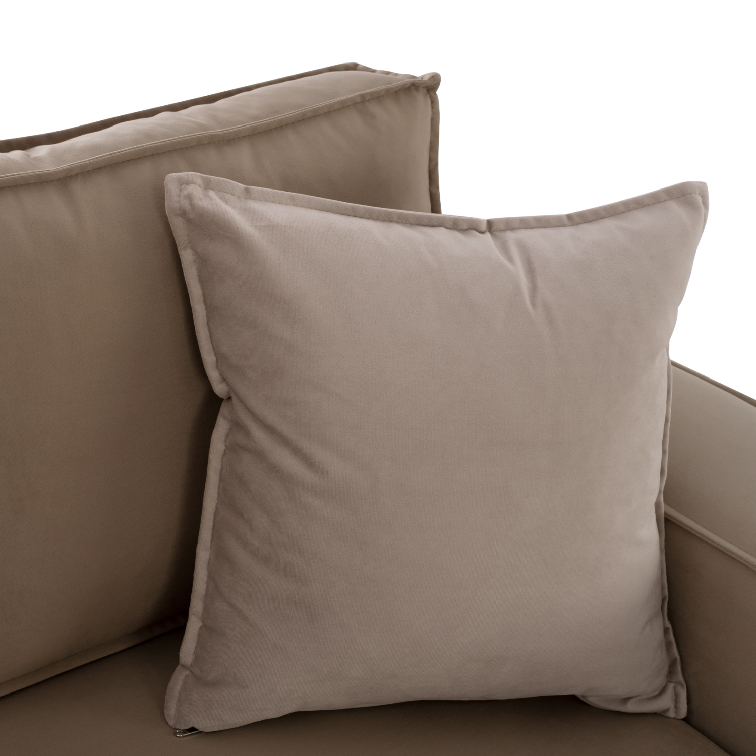 ΚΑΝΑΠΕΣ ΓΩΝΙΑ ΑΝΑΣΤΡΕΨΙΜΗ MONACO ΥΦΑΣΜΑ ΑΛΕΚΙΑΣΤΟ ΚΑΦΕ ΜΠΕΖ 240x170x86Υεκ. 8