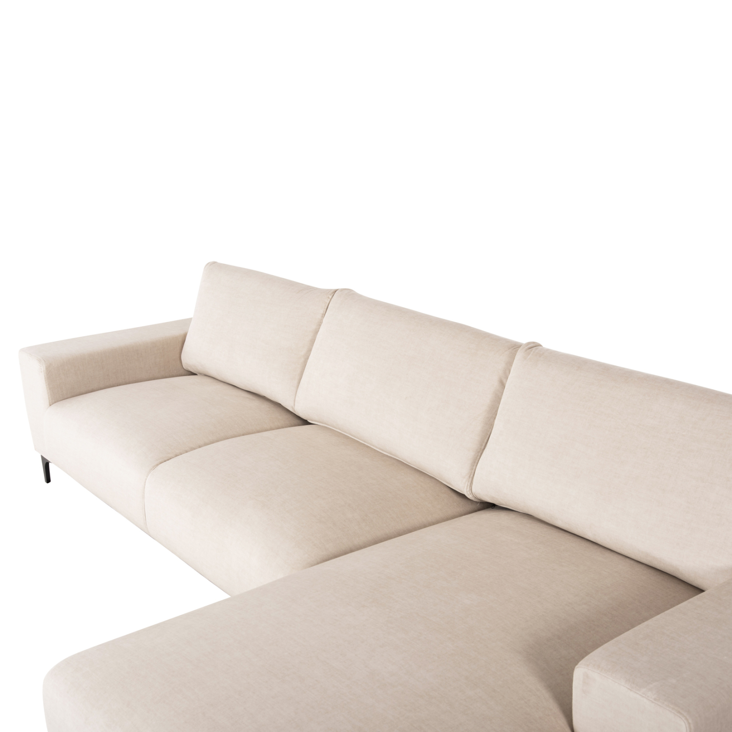 ΚΑΝΑΠΕΣ ΓΩΝΙΑ (ΔΕΞΙΑ) NOA ΕΚΡΟΥ ΥΦΑΣΜΑ 288x90-157x67-80Υεκ. 7