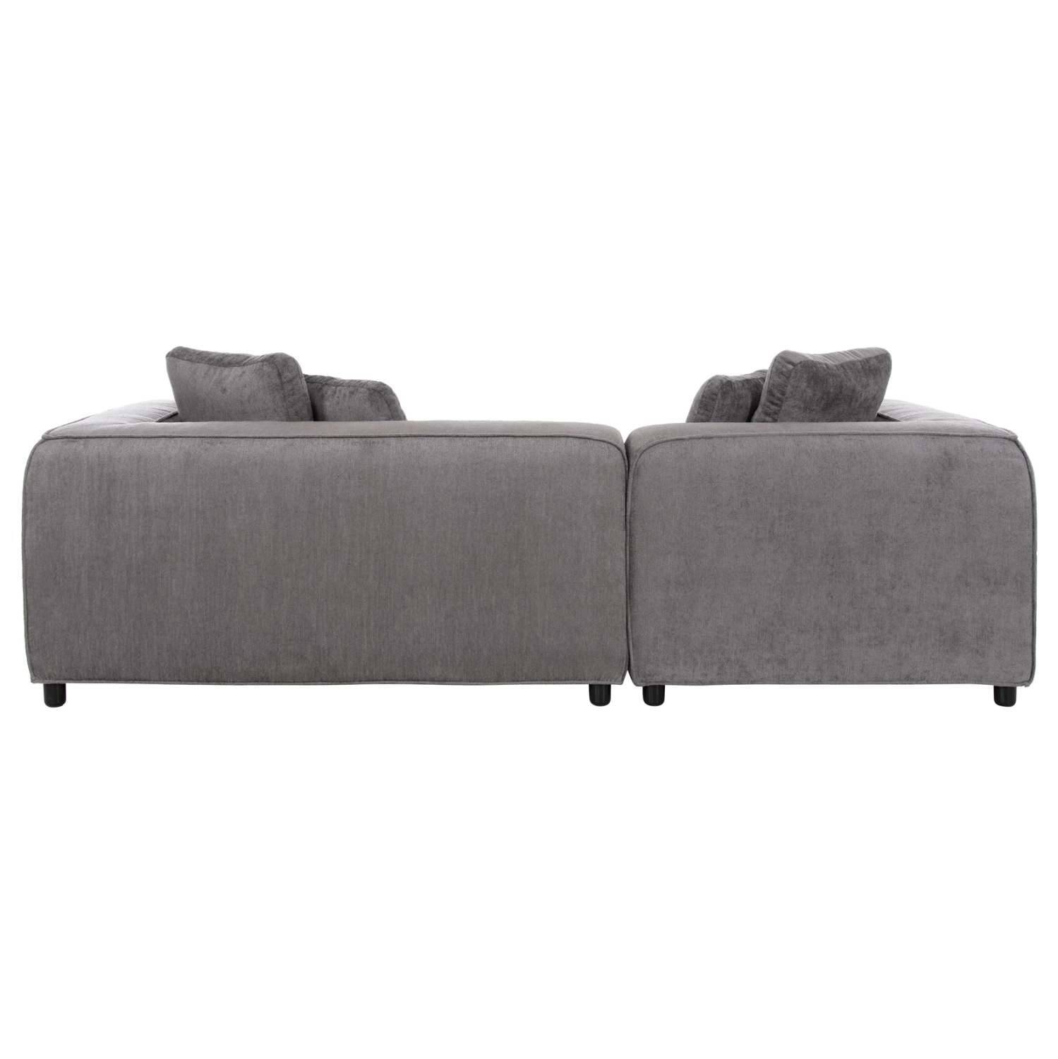 ΚΑΝΑΠΕΣ ΓΩΝΙΑ (ΑΡΙΣΤΕΡΗ) 3-ΘΕΣΙΟΣ GRACE ΓΚΡΙ ΥΦΑΣΜΑ 252x160x70-90Υεκ 5