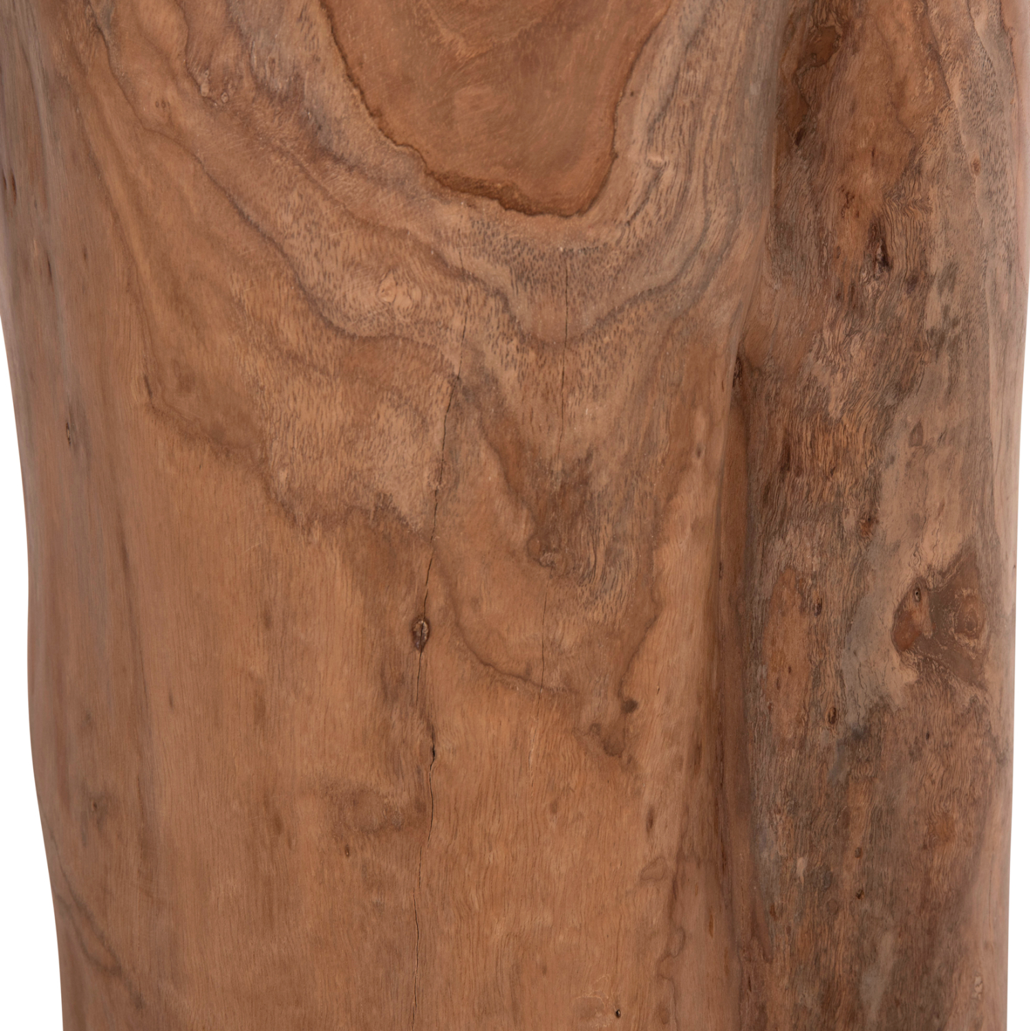 ΒΟΗΘΗΤΙΚΟ ΤΡΑΠΕΖΑΚΙ/ΣΚΑΜΠΟ TRONCO ΞΥΛΟ TEAK--ΦΥΣΙΚΟ Φ30x45Υεκ. 10