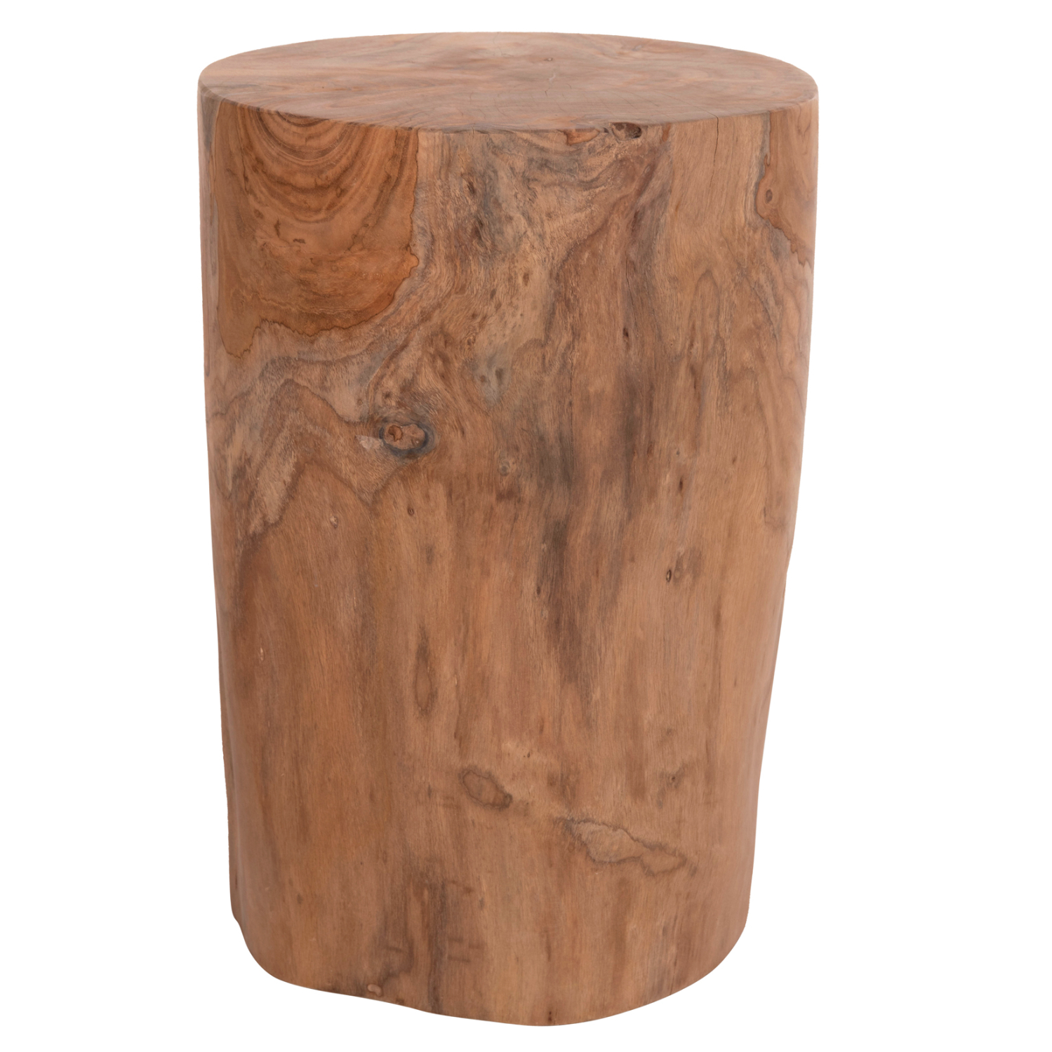 ΒΟΗΘΗΤΙΚΟ ΤΡΑΠΕΖΑΚΙ/ΣΚΑΜΠΟ TRONCO ΞΥΛΟ TEAK--ΦΥΣΙΚΟ Φ30x45Υεκ. 5