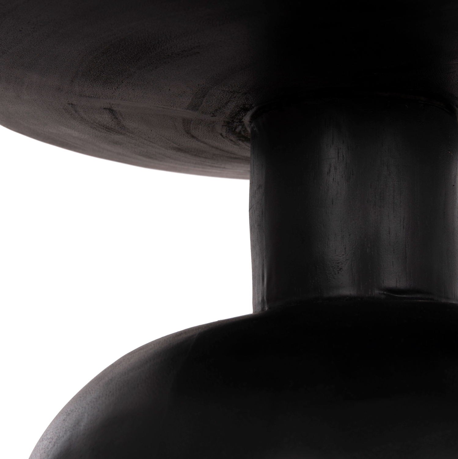 ΒΟΗΘΗΤΙΚΟ ΤΡΑΠΕΖΑΚΙ PUMBE-s ΞΥΛΟ SUAR--ΜΑΥΡΟ Φ40x40Υεκ 7