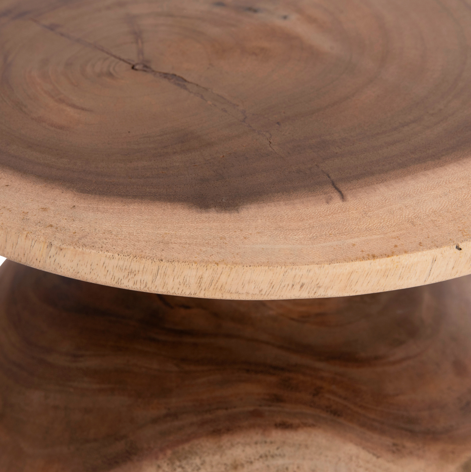 ΒΟΗΘΗΤΙΚΟ ΤΡΑΠΕΖΑΚΙ PUMBE-s ΞΥΛΟ SUAR--ΦΥΣΙΚΟ Φ40x40Υεκ 6