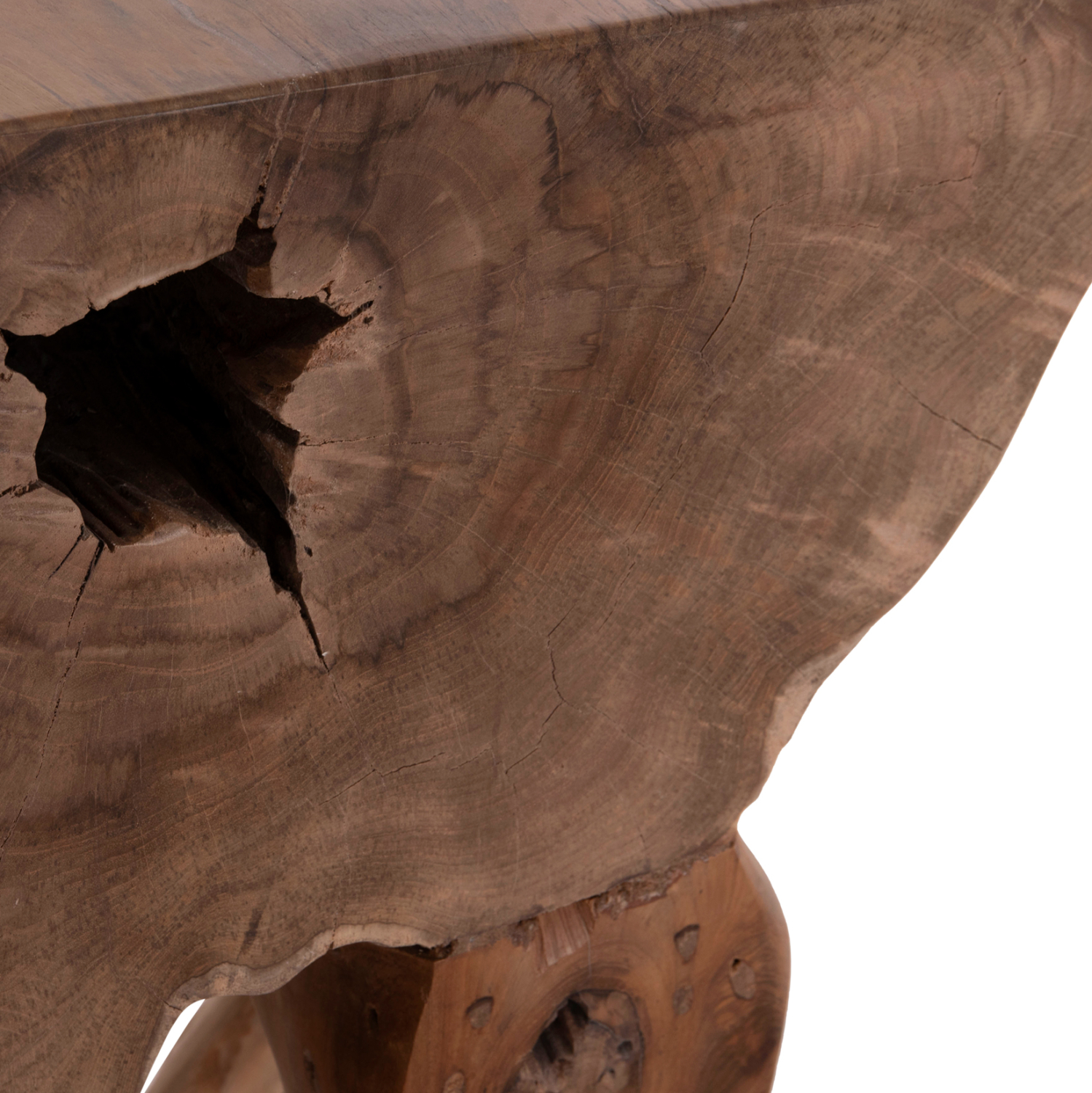 ΚΟΝΣΟΛΑ GRIMAL ΞΥΛΟ ΤΕΑΚ (ΡΙΖΑ)--ΦΥΣΙΚΟ 125x46x80Υεκ. 7