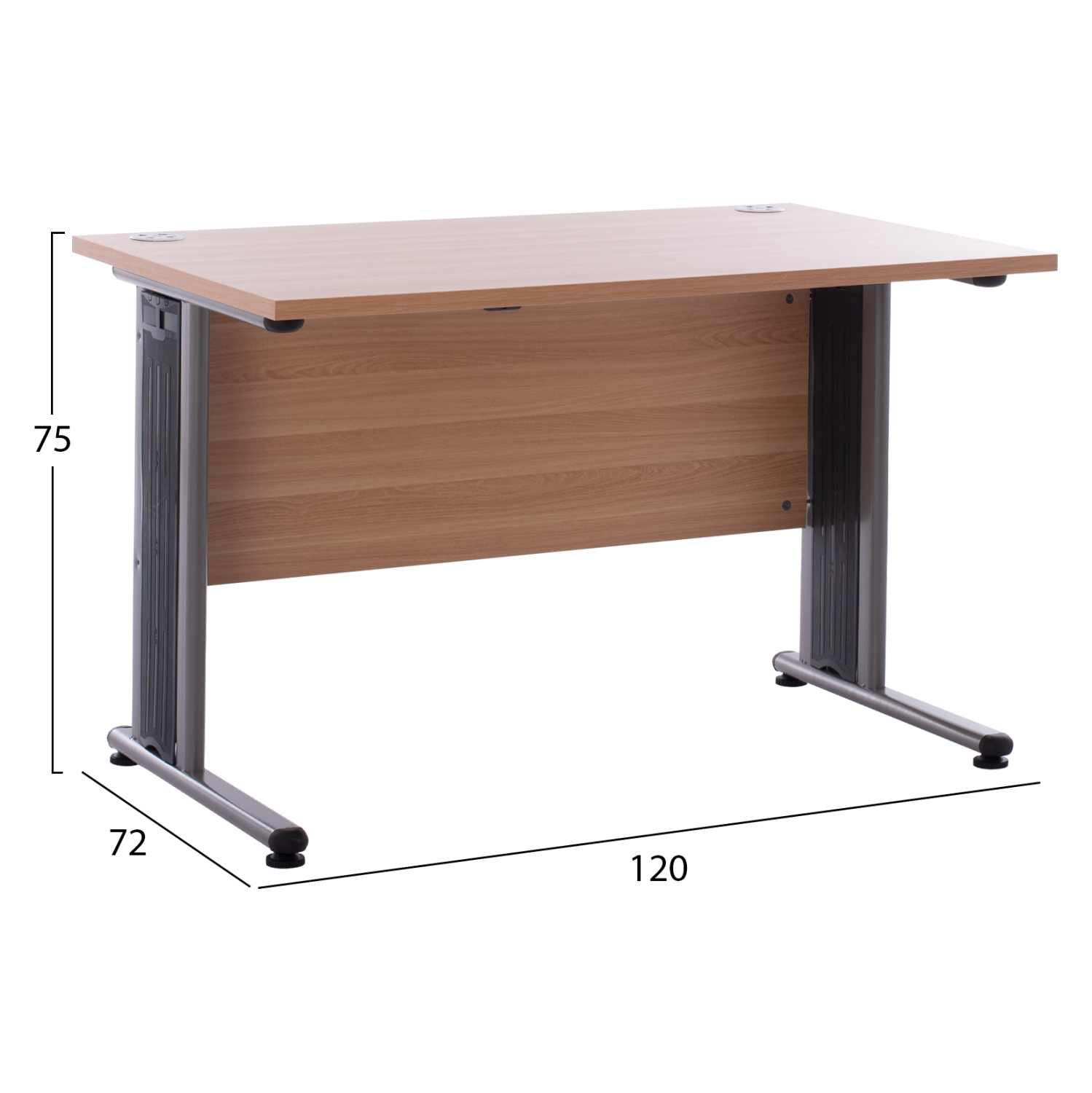 ΓΡΑΦΕΙΟ ΕΠΑΓΓΕΛΜΑΤΙΚΟ VALDEN ΟΞΙΑ 120X72X75 εκ. 2