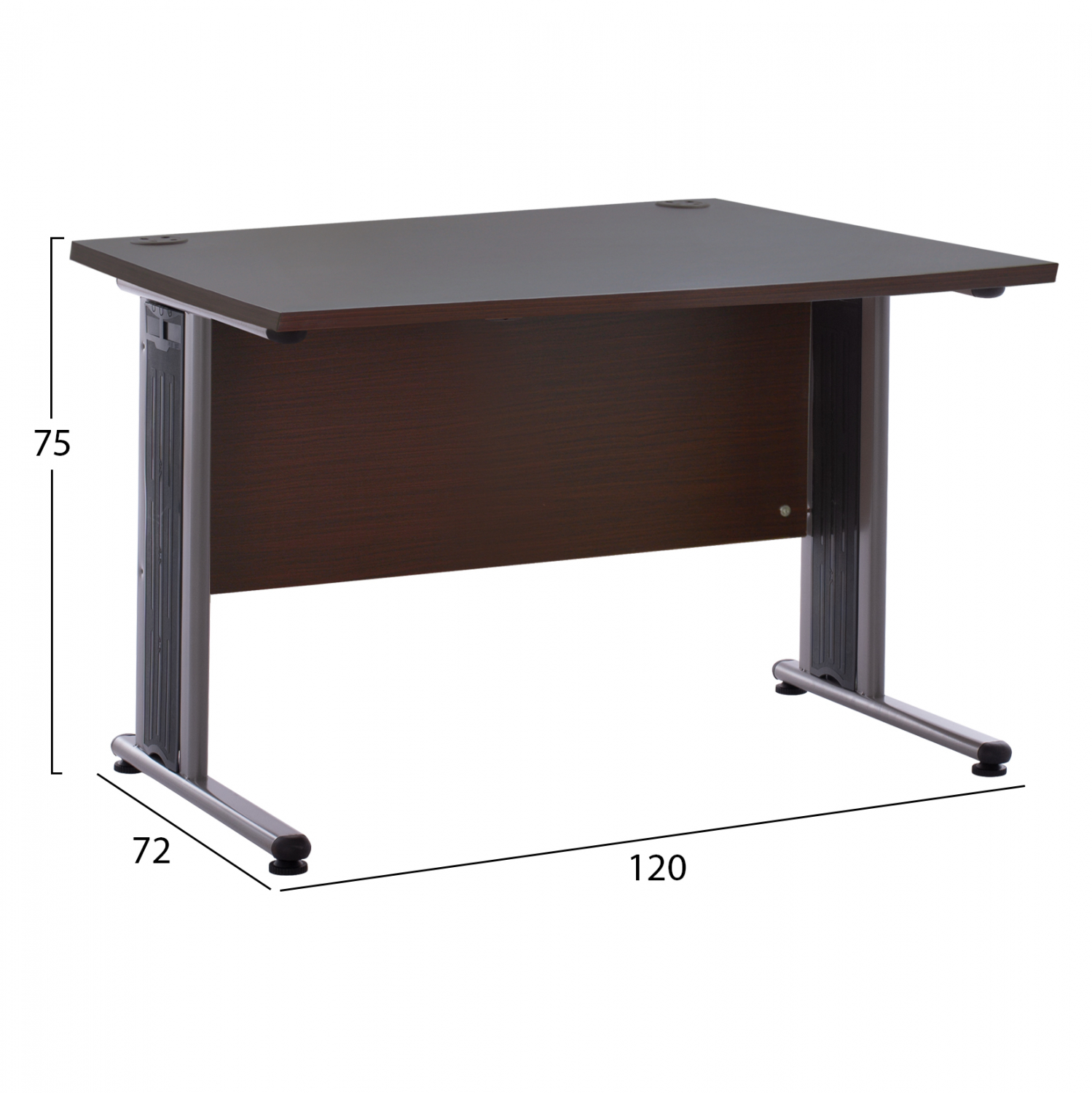 ΓΡΑΦΕΙΟ ΕΠΑΓΓΕΛΜΑΤΙΚΟ VALDEN WENGE 120X72X75 εκ. 2