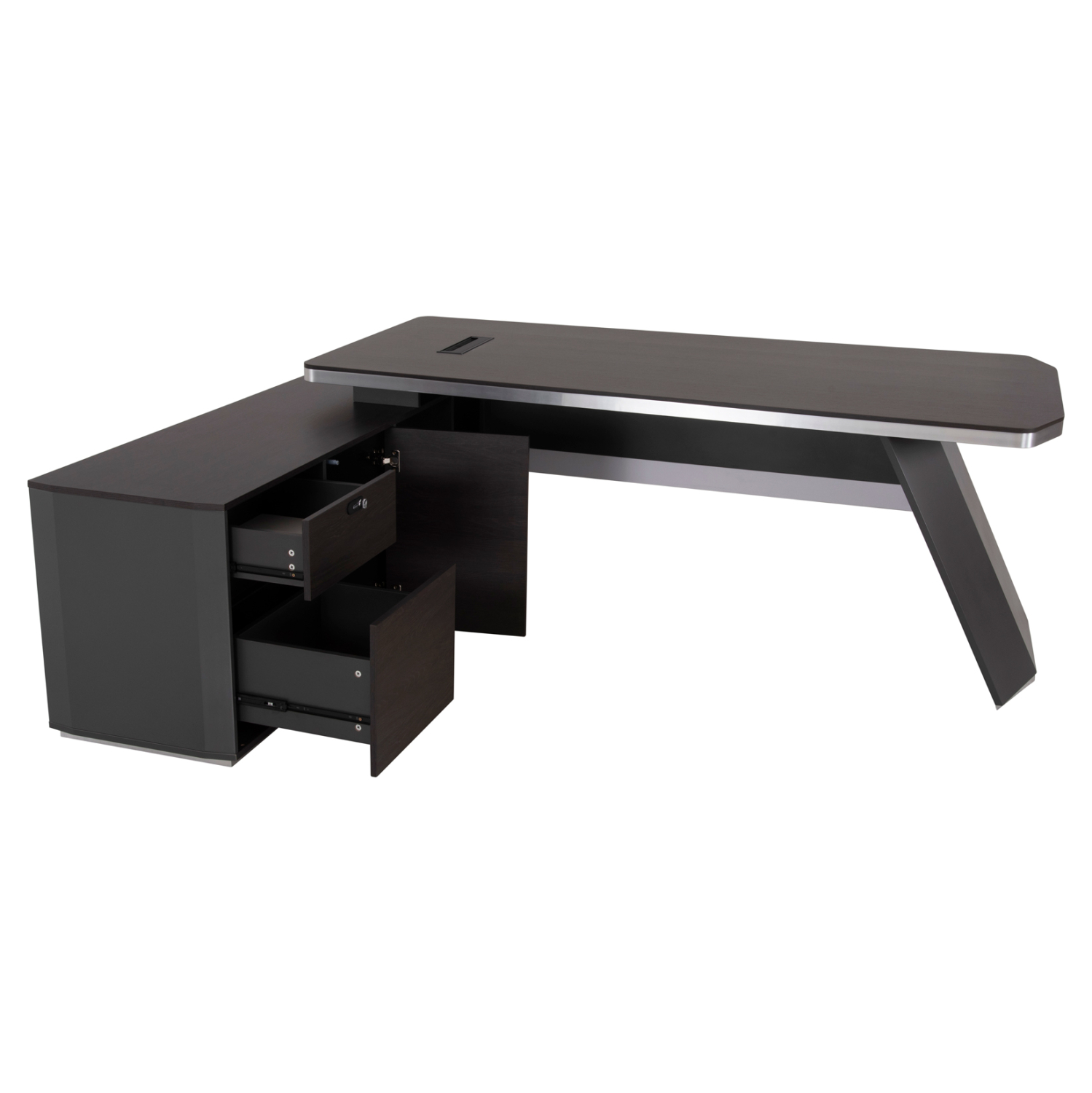 ΓΡΑΦΕΙΟ ΕΠΑΓΓΕΛΜΑΤΙΚΟ ΑΡΙΣΤΕΡΗ ΓΩΝΙΑ ROSEWOOD L 220X180X76Υεκ. 3