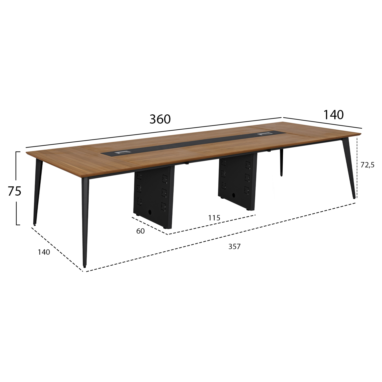 ΓΡΑΦΕΙΟ ΕΠΑΓΓΕΛΜΑΤΙΚΟ ΣΥΝΕΔΡΙΑΣΕΩΝ SUPREME 360X140X75Υ εκ. 2