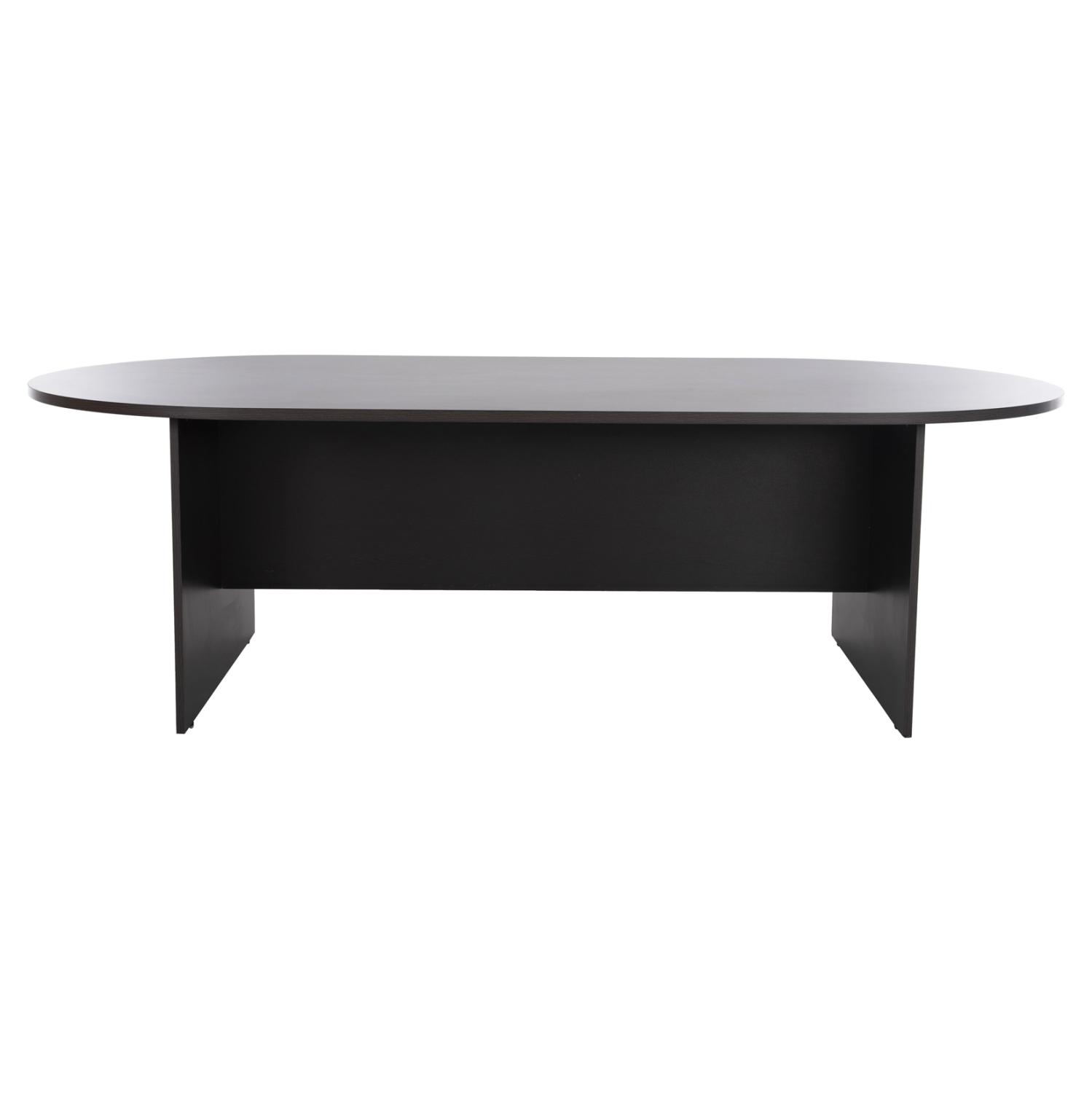 ΓΡΑΦΕΙΟ ΣΥΝΕΔΡΙΑΣΕΩΝ ΟΒΑΛ SIENNA ΜΕΛΑΜΙΝΗ ΣΕ WENGE 240x120x75Υεκ. 3