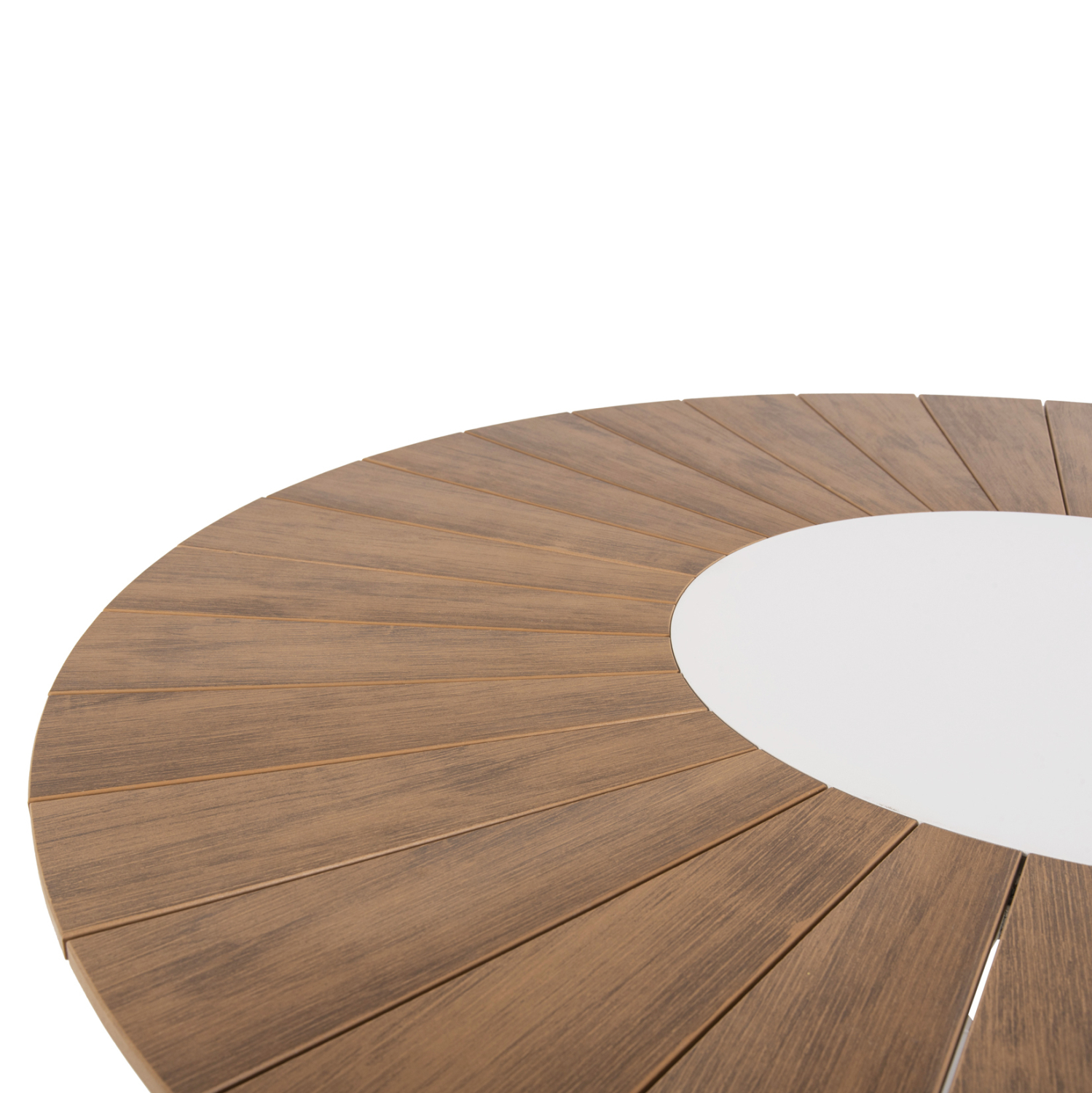 ΤΡΑΠΕΖΙ ΣΤΡΟΓΓΥΛΟ ΕΞ.ΧΩΡΟΥ MORIL ΑΛΟΥΜΙΝΙΟ ΛΕΥΚΟ-POLYWOOD ΦΥΣΙΚΟ Φ120εκ. 4