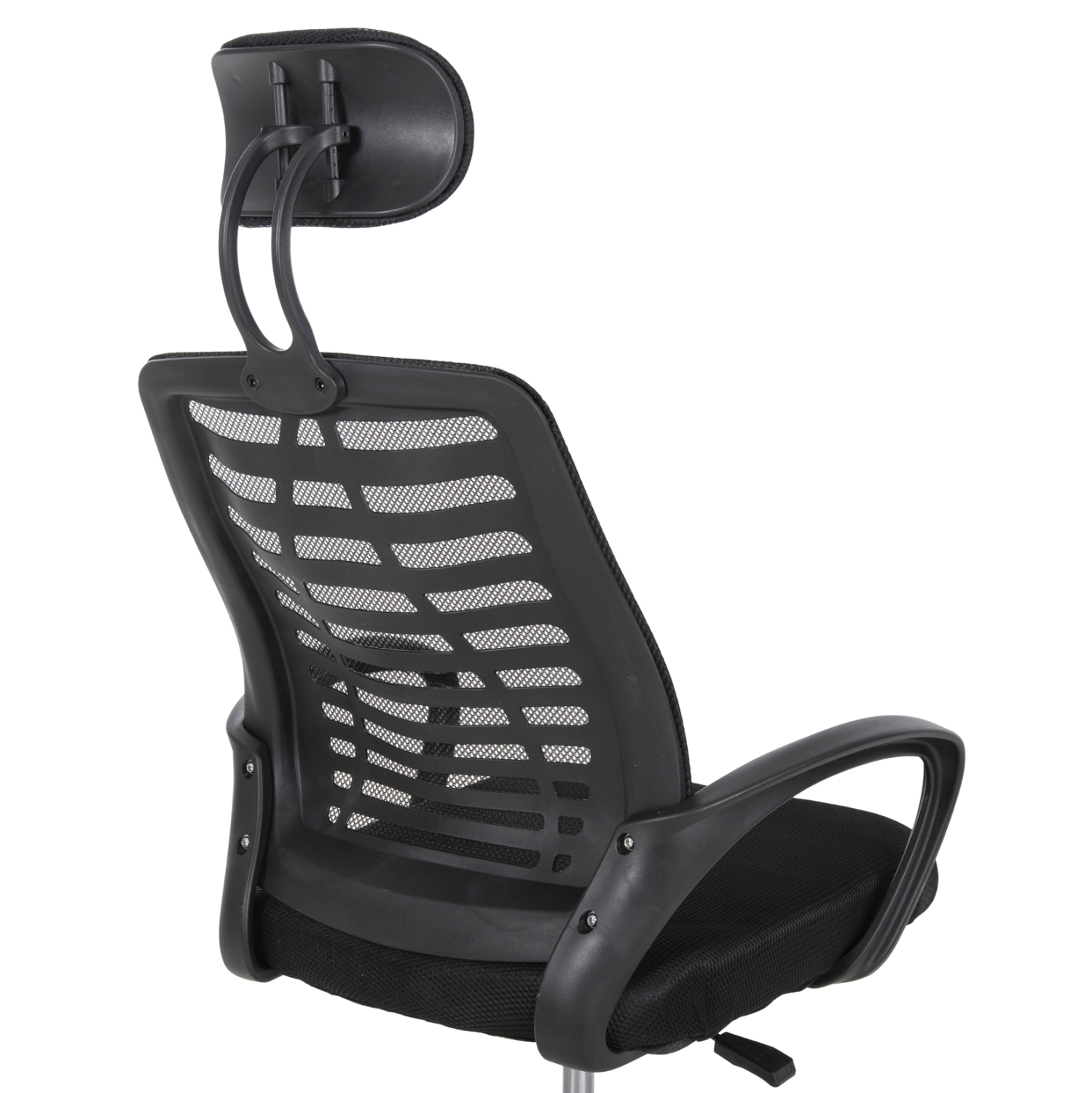 ΚΑΡΕΚΛΑ ΓΡΑΦΕΙΟΥ TRAIL2 ΜΑΥΡΟ MESH-ΠΟΔΙ ΧΡΩΜΙΟΥ 62x59x120Yεκ. 9