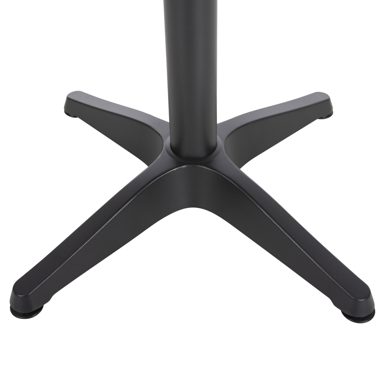 ΤΡΑΠΕΖΙ ΑΛΟΥΜΙΝΙΟΥ ΣΤΡΟΓΓΥΛΟ ALEXA ΑΝΘΡΑΚΙ-POLYWOOD TOP ΦΥΣΙΚΟ Φ60x73Υεκ. 4