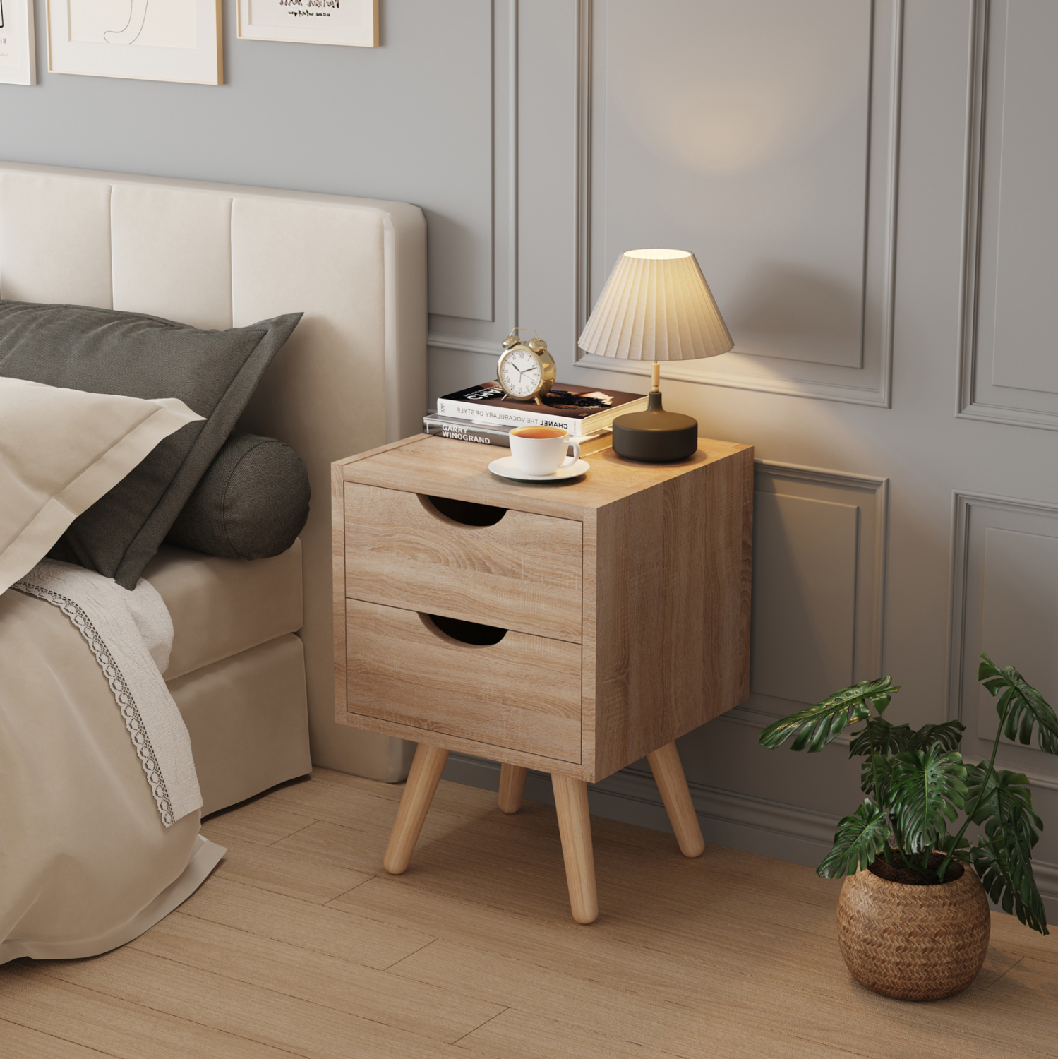 ΚΟΜΟΔΙΝΟ DINKL ΜΕΛΑΜΙΝΗ-2 ΣΥΡΤΑΡΙΑ- ΣΟΝΑΜΑ 29,7x29,7x45Υεκ 3