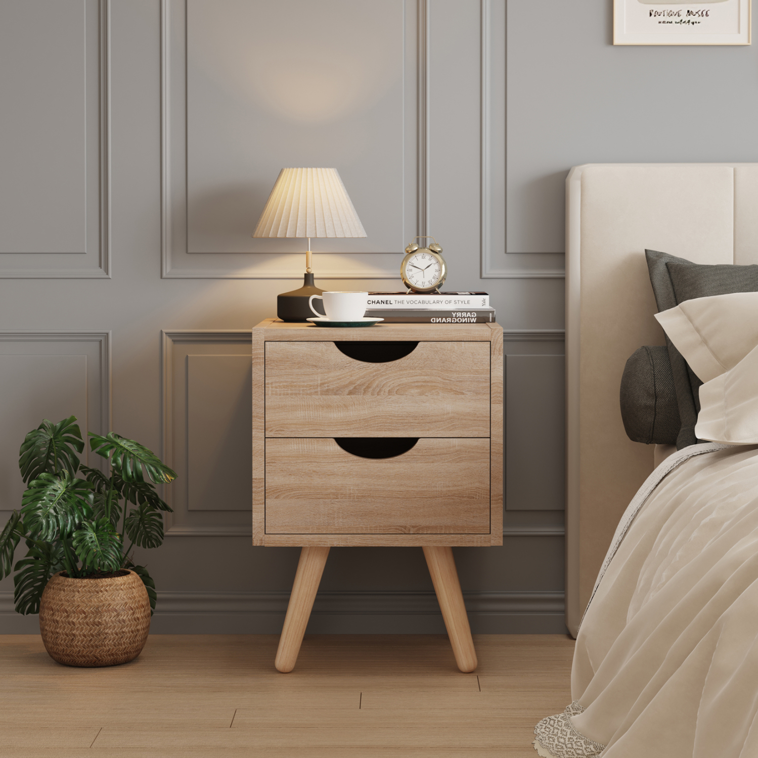 ΚΟΜΟΔΙΝΟ DINKL ΜΕΛΑΜΙΝΗ-2 ΣΥΡΤΑΡΙΑ- ΣΟΝΑΜΑ 29,7x29,7x45Υεκ 4