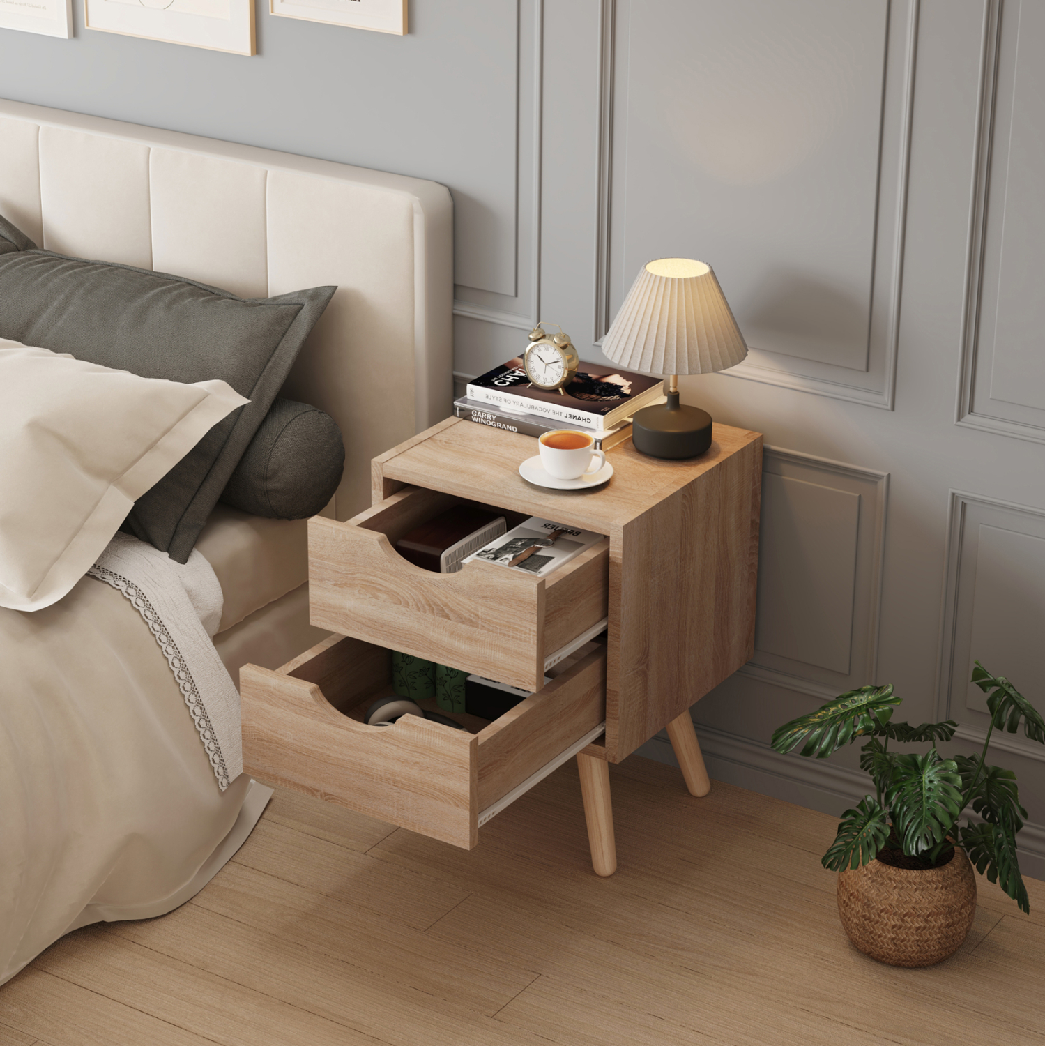 ΚΟΜΟΔΙΝΟ DINKL ΜΕΛΑΜΙΝΗ-2 ΣΥΡΤΑΡΙΑ- ΣΟΝΑΜΑ 29,7x29,7x45Υεκ 5