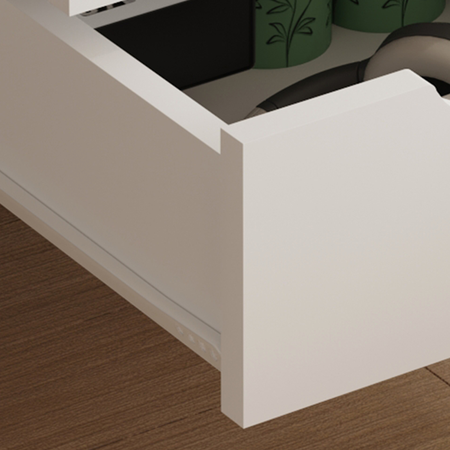 ΚΟΜΟΔΙΝΟ DINKL ΜΕΛΑΜΙΝΗ-2 ΣΥΡΤΑΡΙΑ ΛΕΥΚΟ 29,7x29,7x45Υεκ 7