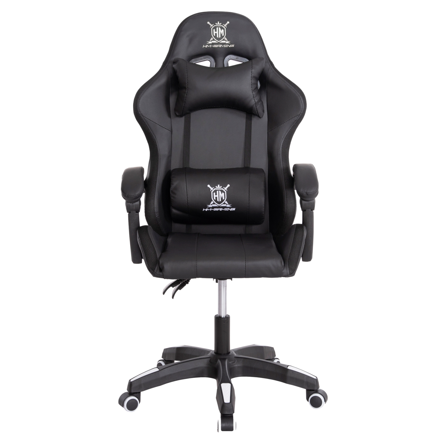 ΠΟΛΥΘΡΟΝΑ GAMING DARREN ΜΑΥΡΟ-ΛΕΥΚΟ PVC & NYLON 58.5x100x120Υεκ. 3