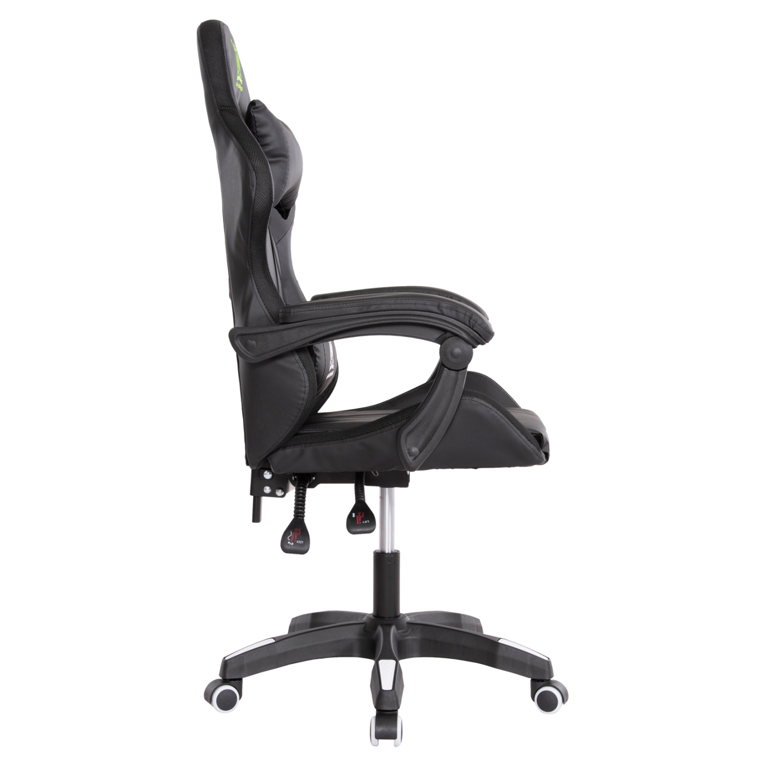 ΠΟΛΥΘΡΟΝΑ GAMING DARREN ΜΑΥΡΟ-ΛΕΥΚΟ PVC & NYLON 58.5x100x120Υεκ. 4