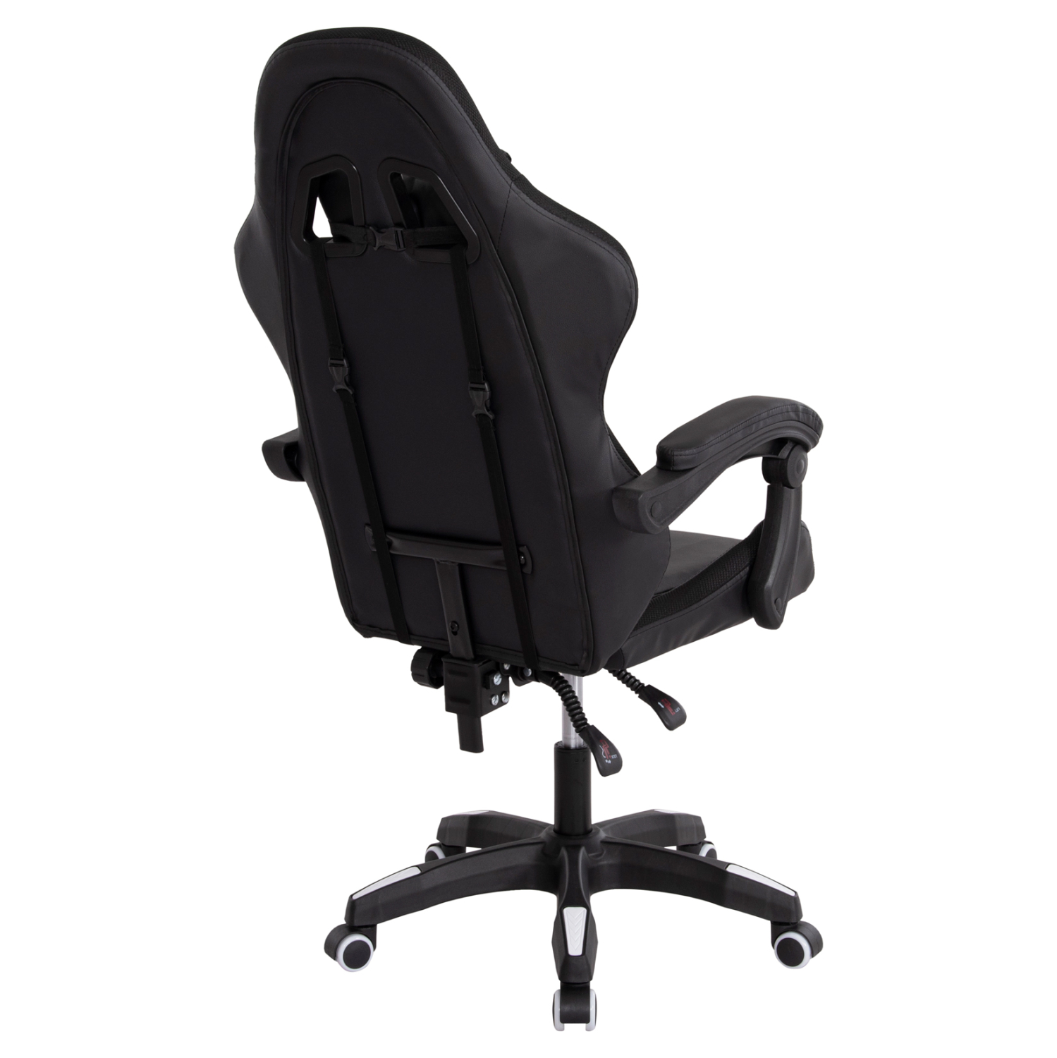 ΠΟΛΥΘΡΟΝΑ GAMING DARREN ΜΑΥΡΟ-ΛΕΥΚΟ PVC & NYLON 58.5x100x120Υεκ. 5
