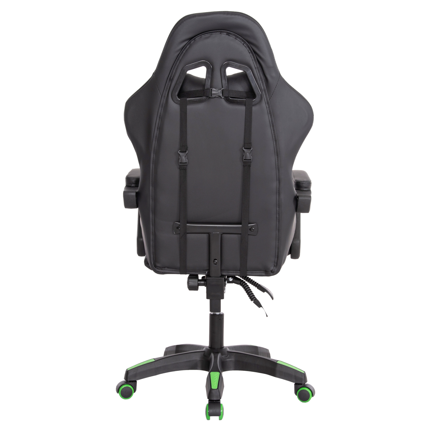 ΠΟΛΥΘΡΟΝΑ GAMING DARREN ΜΑΥΡΟ-ΠΡΑΣΙΝΟ PVC & NYLON 58.5x100x120Υεκ. 6