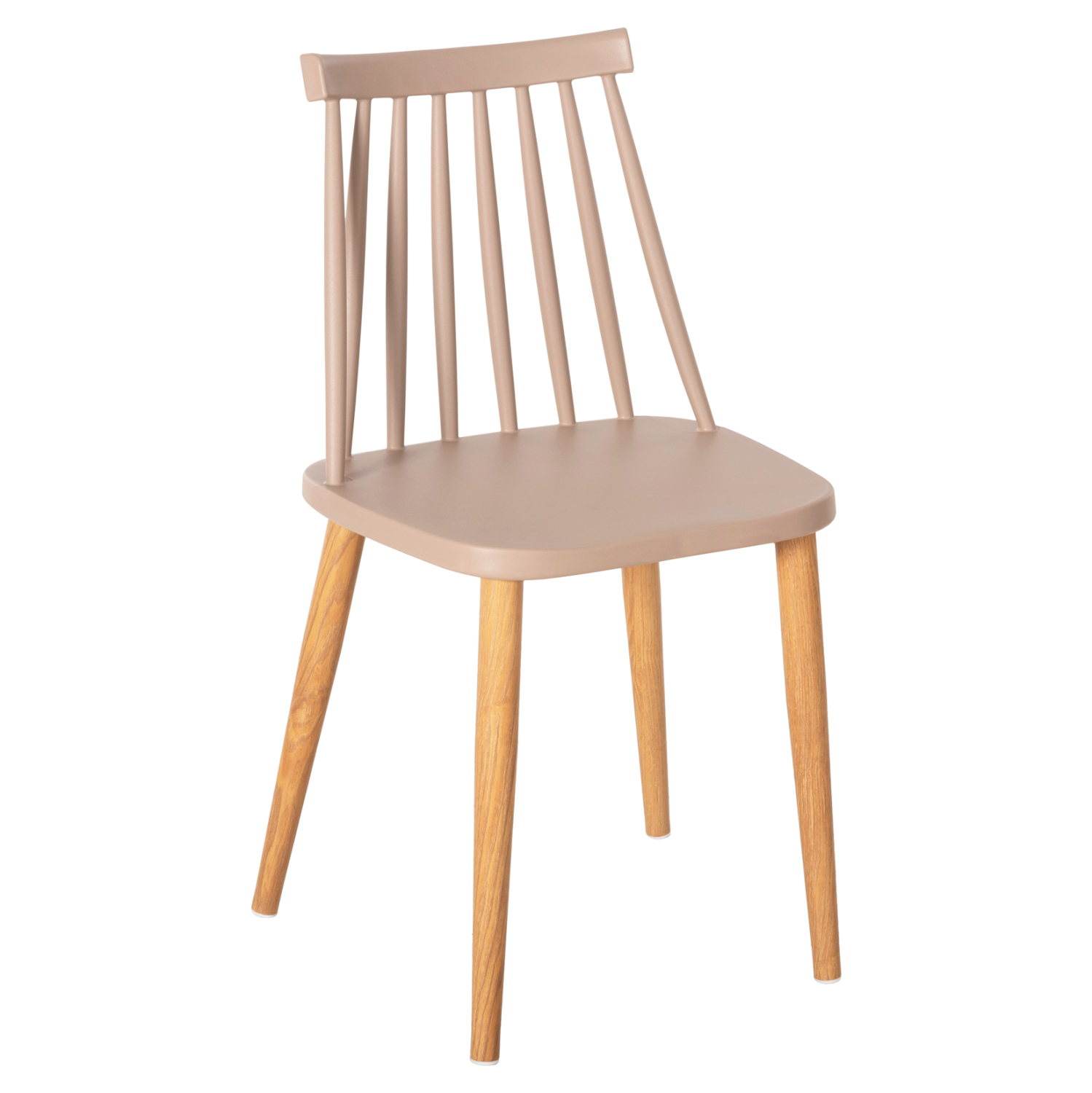 ΚΑΡΕΚΛΑ ΤΡΑΠΕΖΑΡΙΑΣ VANESSA ΚΑΠΟΥΤΣΙΝΟ ΜΕ ΜΕΤΑΛΛΙΚΑ ΠΟΔΙΑ 42,5x44x81Υ εκ. 1