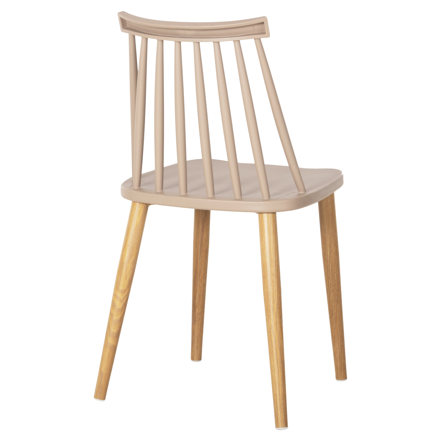 ΚΑΡΕΚΛΑ ΤΡΑΠΕΖΑΡΙΑΣ VANESSA ΚΑΠΟΥΤΣΙΝΟ ΜΕ ΜΕΤΑΛΛΙΚΑ ΠΟΔΙΑ 42,5x44x81Υ εκ. 5