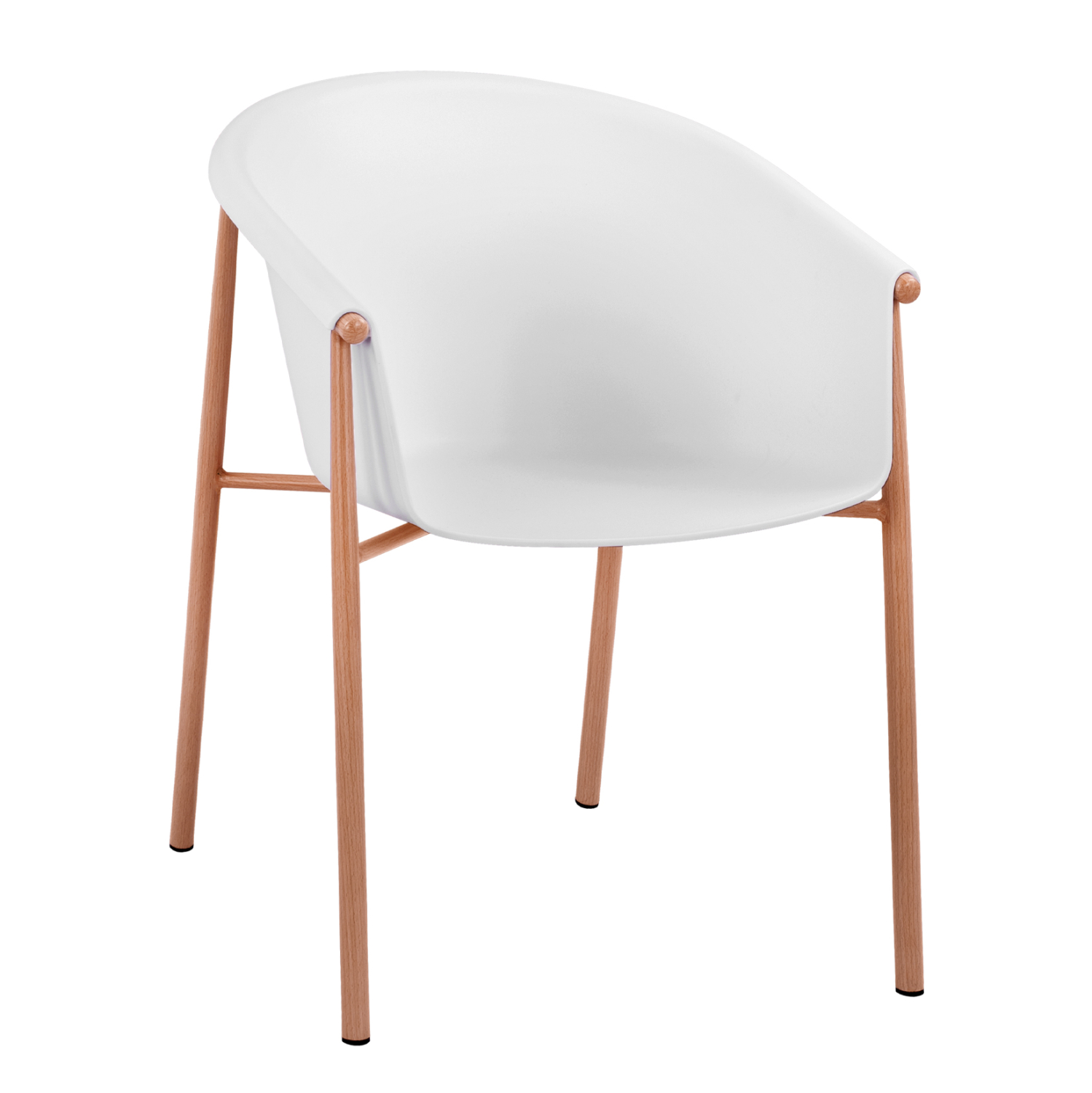 ΠΟΛΥΘΡΟΝΑ HELGA ΠΟΛΥΠΡΟΠΥΛΕΝΙΟΥ ΣΕ ΛΕΥΚΗ ΑΠΟΧΡΩΣΗ 57x56,5x78 εκ. 1