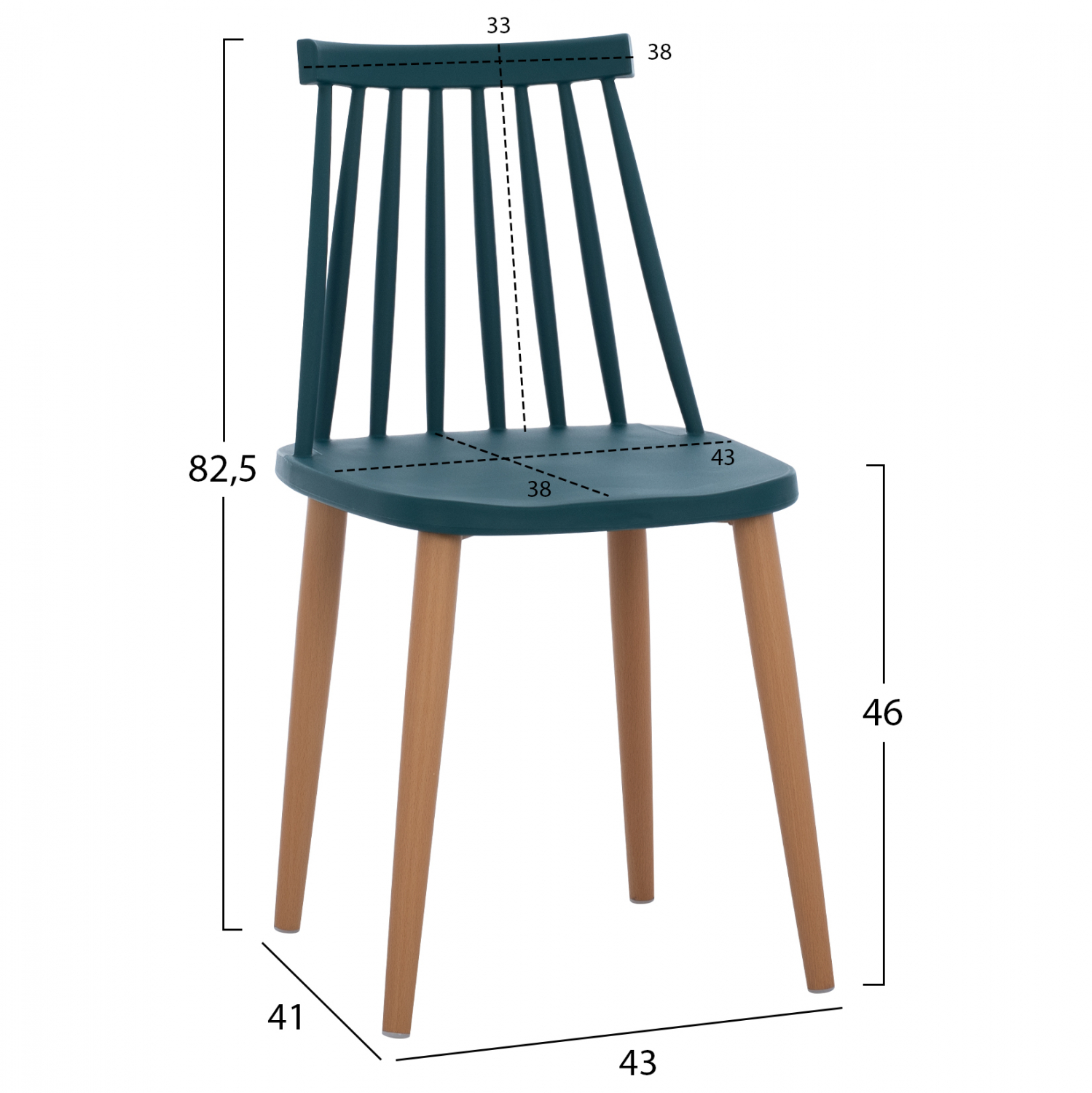 ΚΑΡΕΚΛΑ ΤΡΑΠΕΖΑΡΙΑΣ VANESSA ΜΠΛΕ ΜΕ ΜΕΤΑΛΛΙΚΑ ΠΟΔΙΑ 43x41x82,5 εκ. 2