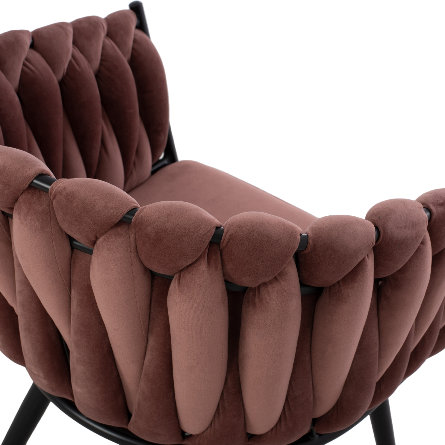 ΠΟΛΥΘΡΟΝΑΚΙ LUANDA ΒΕΛΟΥΔΟ ΣΑΠΙΟ ΜΗΛΟ ΚΑΙ ΜΕΤΑΛΛΙΚΑ ΠΟΔΙΑ 60x54x78 εκ. 10