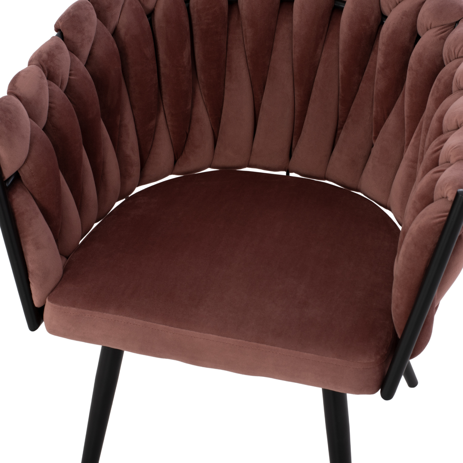 ΠΟΛΥΘΡΟΝΑΚΙ LUANDA ΒΕΛΟΥΔΟ ΣΑΠΙΟ ΜΗΛΟ ΚΑΙ ΜΕΤΑΛΛΙΚΑ ΠΟΔΙΑ 60x54x78 εκ. 8