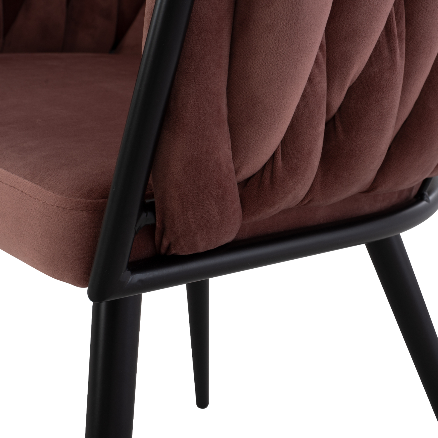 ΠΟΛΥΘΡΟΝΑΚΙ LUANDA ΒΕΛΟΥΔΟ ΣΑΠΙΟ ΜΗΛΟ ΚΑΙ ΜΕΤΑΛΛΙΚΑ ΠΟΔΙΑ 60x54x78 εκ. 9