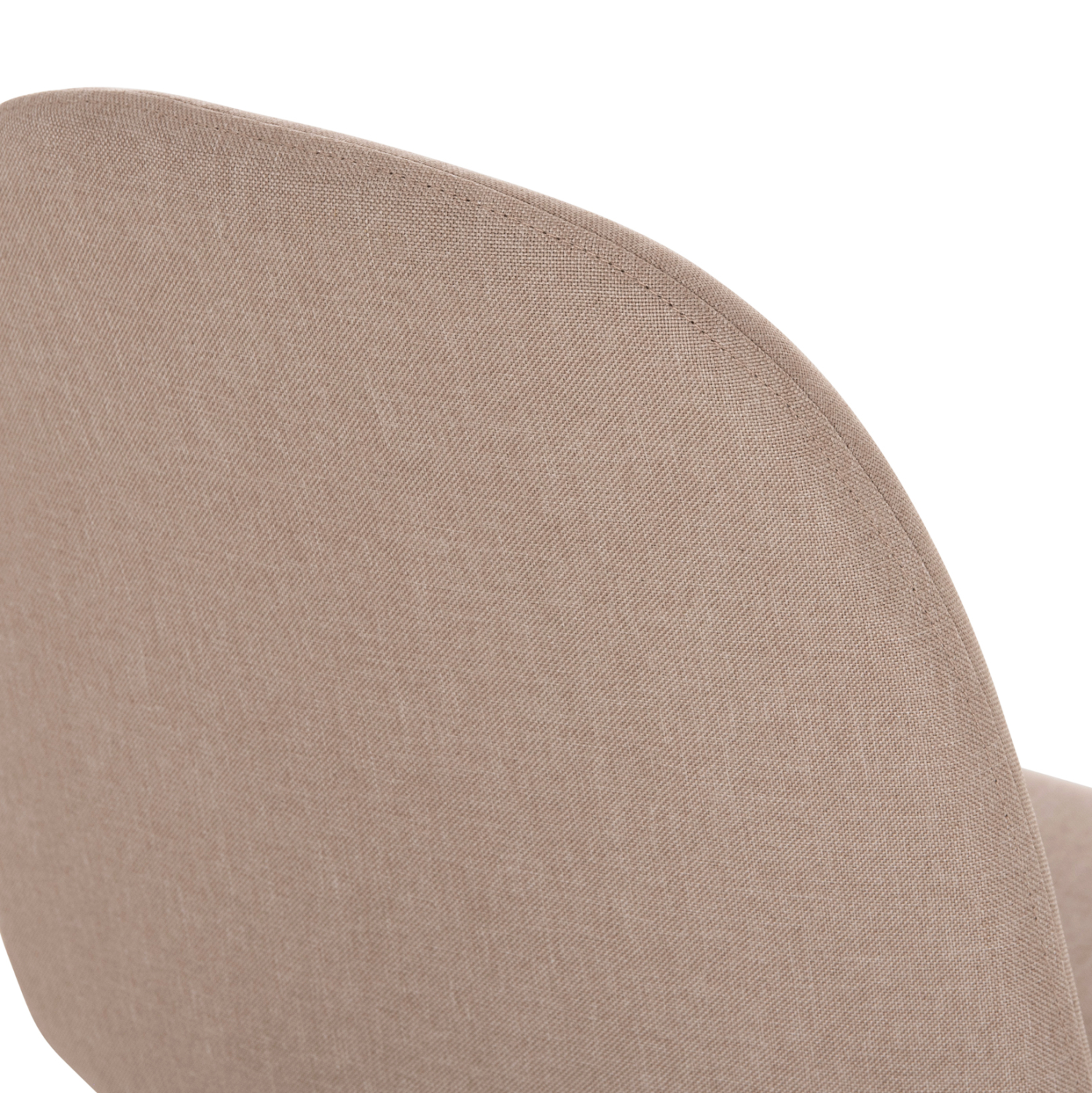 ΚΑΡΕΚΛΑ LEONARDO ΥΦΑΣΜΑ ΜΠΕΖ ΚΑΙ ΚΑΦΕ ΜΕΤΑΛΛΙΚΑ ΠΟΔΙΑ 45x48x89.5Υεκ. 10