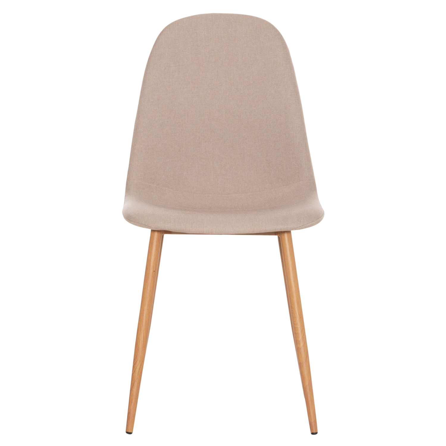 ΚΑΡΕΚΛΑ LEONARDO ΥΦΑΣΜΑ ΜΠΕΖ ΚΑΙ ΚΑΦΕ ΜΕΤΑΛΛΙΚΑ ΠΟΔΙΑ 45x48x89.5Υεκ. 3