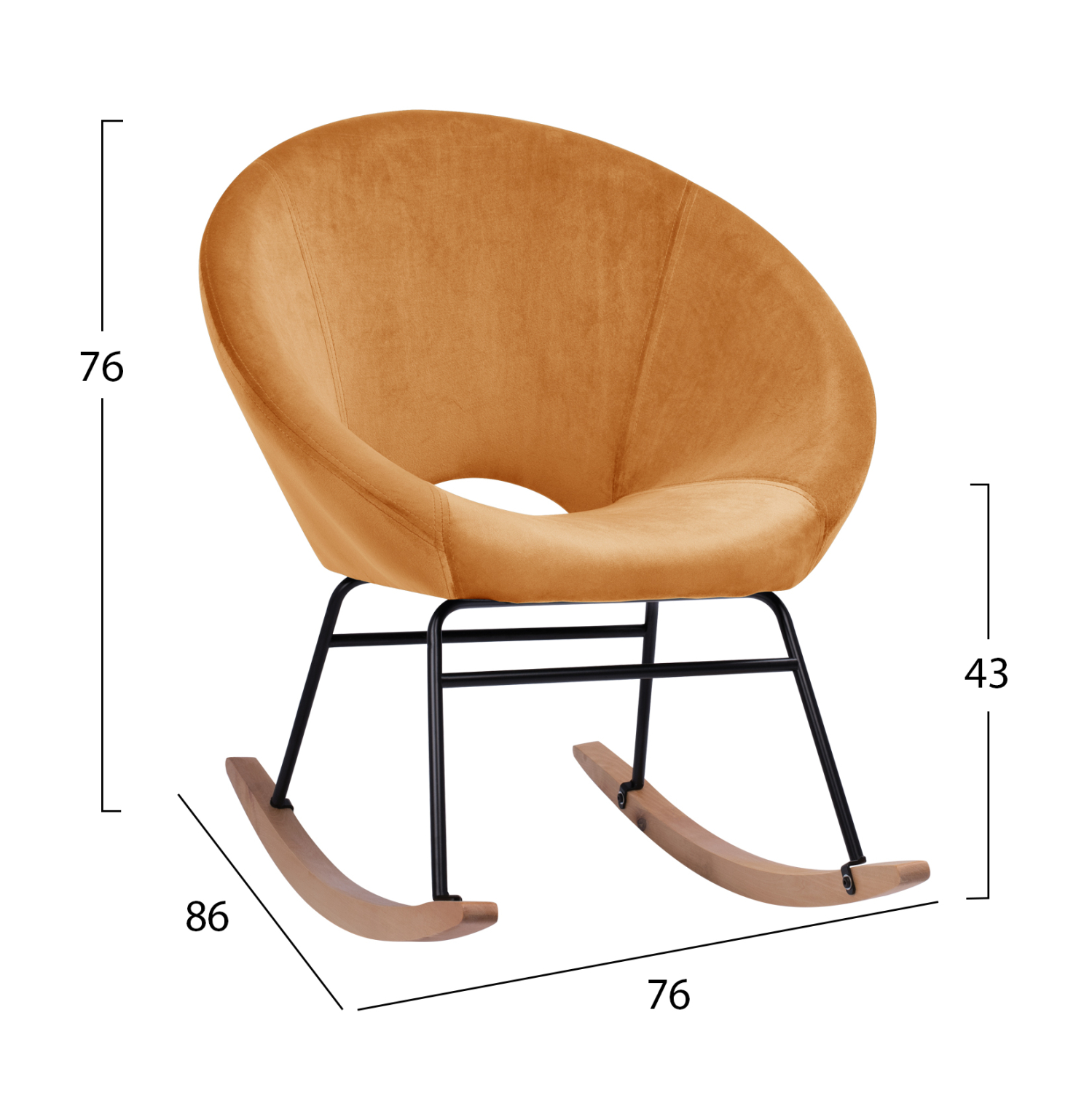 ΠΟΛΥΘΡΟΝΑ ΚΟΥΝΙΣΤΗ PAULINA ΧΡΥΣΟ ΒΕΛΟΥΔΟ 76X86X76Υ εκ. 2