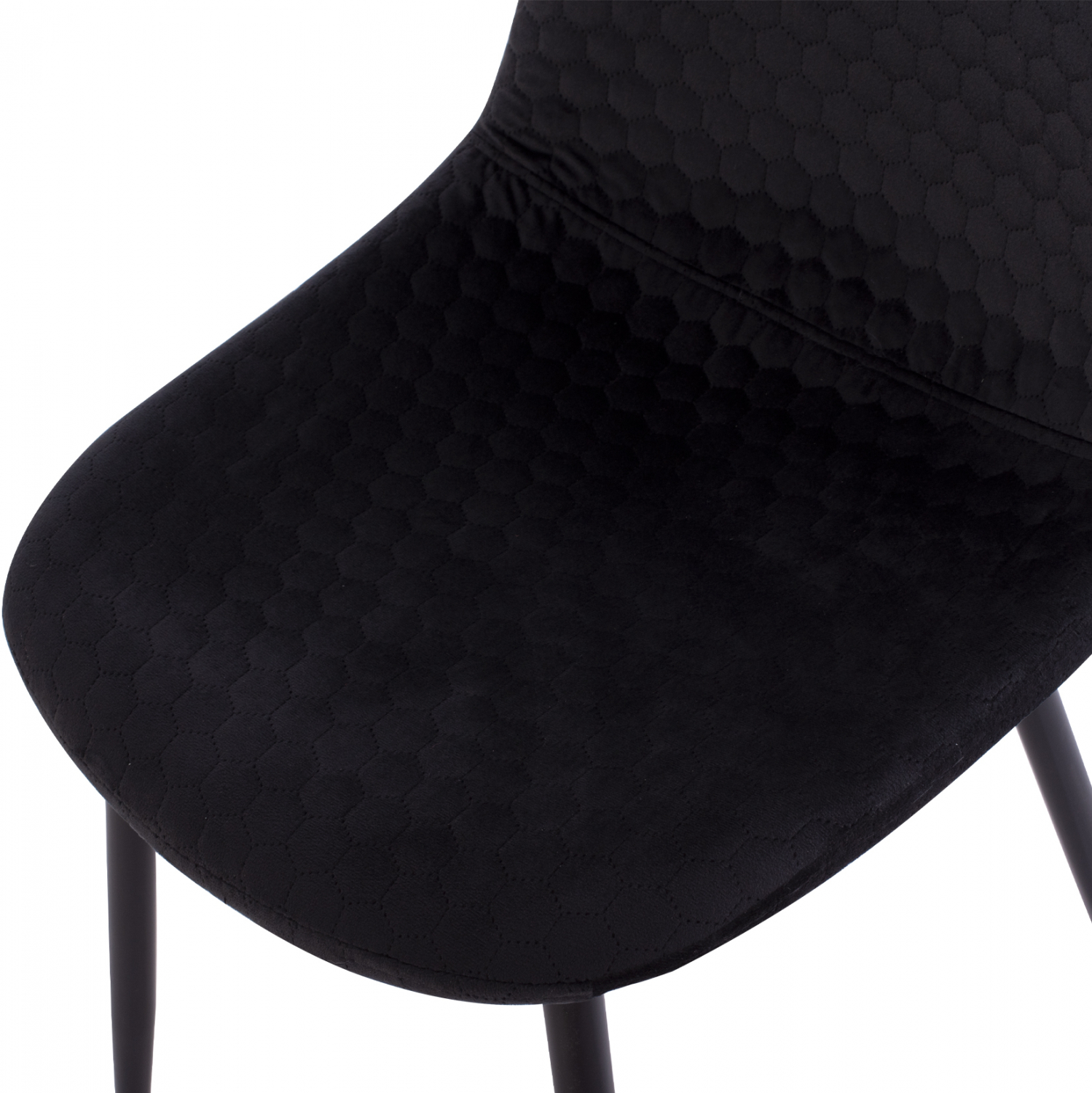 ΚΑΡΕΚΛΑ LUCILLE ΑΠΟ ΒΕΛΟΥΔΟ ΜΑΥΡΟ ΜΕ ΜΕΤΑΛΛΙΚΟ ΣΚΕΛΕΤΟ 45X56X81Υ εκ. 8