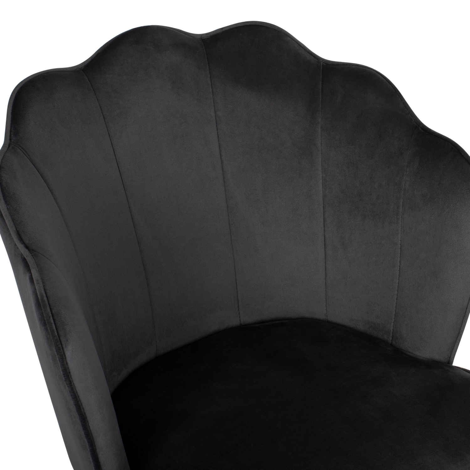 ΚΑΡΕΚΛΑ AVIE ΒΕΛΟΥΔΟ ΓΚΡΙ ΜΕ ΜΕΤΑΛΛΙΚΟ ΣΚΕΛΕΤΟ 48x48x85Y εκ. 7