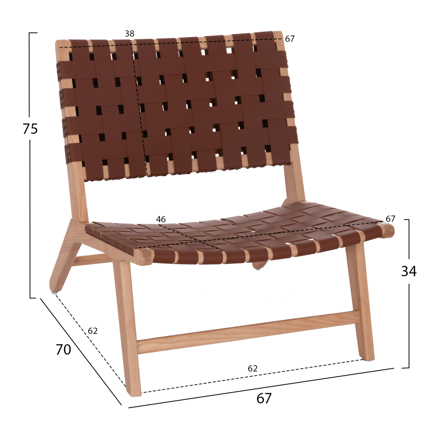 ΠΟΛΥΘΡΟΝΑ FELIPE ΞΥΛΟ ΤΟΟΝ ΜΕ ΠΛΕΞΗ PU 67x70x75Y εκ. 2