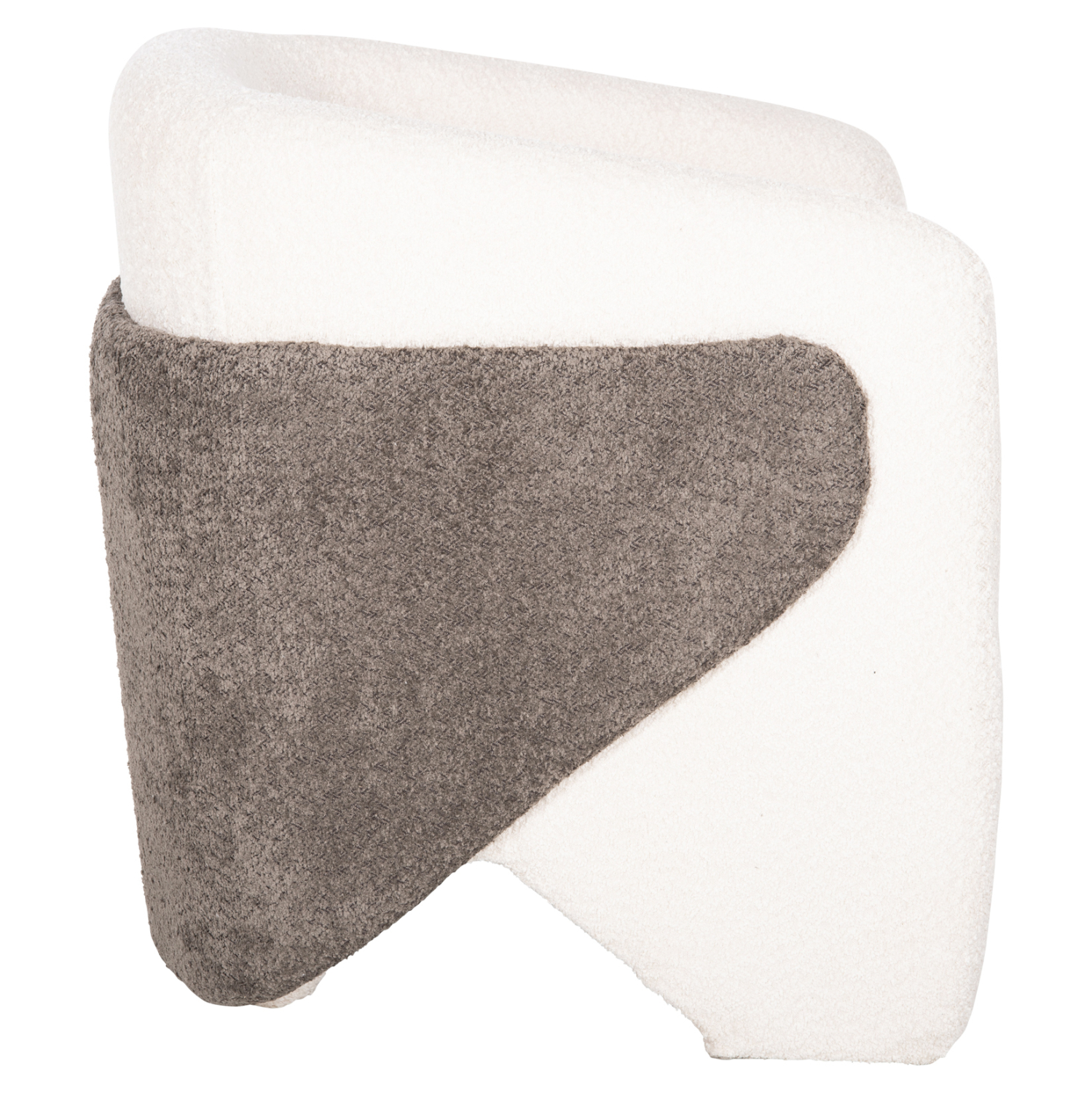 ΠΟΛΥΘΡΟΝΑ DOPER ΜΠΟΥΚΛΕ ΥΦΑΣΜΑ ΛΕΥΚΟ-ΓΚΡΙ 68x72x76Υ εκ. 4