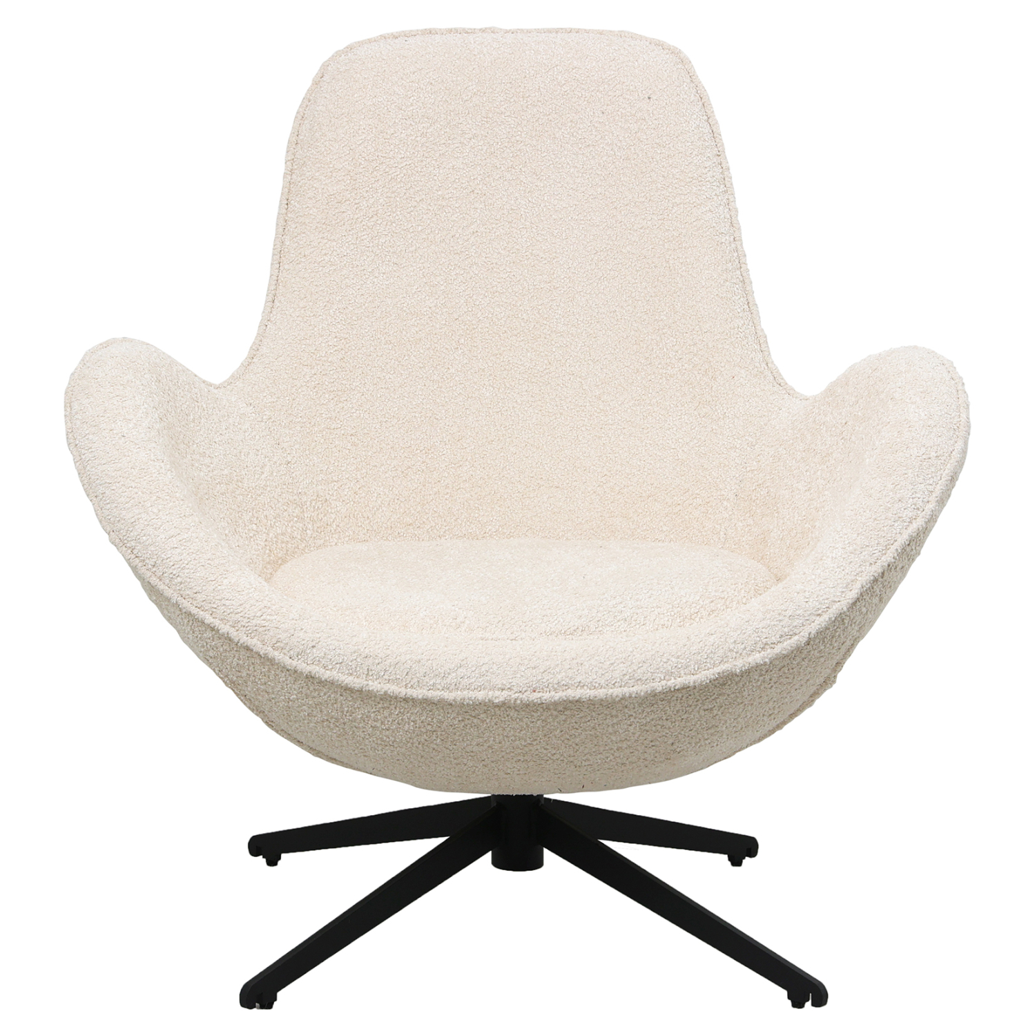 ΠΟΛΥΘΡΟΝΑ ΠΕΡΙΣΤΡΕΦΟΜΕΝΗ BRYNN ΕΚΡΟΥ ΜΠΟΥΚΛΕ-ΜΑΥΡΗ ΜΕΤΑΛ. ΒΑΣΗ 86x76x87Υεκ 2